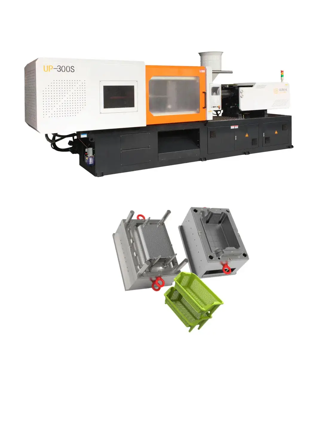 Máy ép nhựa có công suất cao với 16MPa áp suất hệ thống - up-300