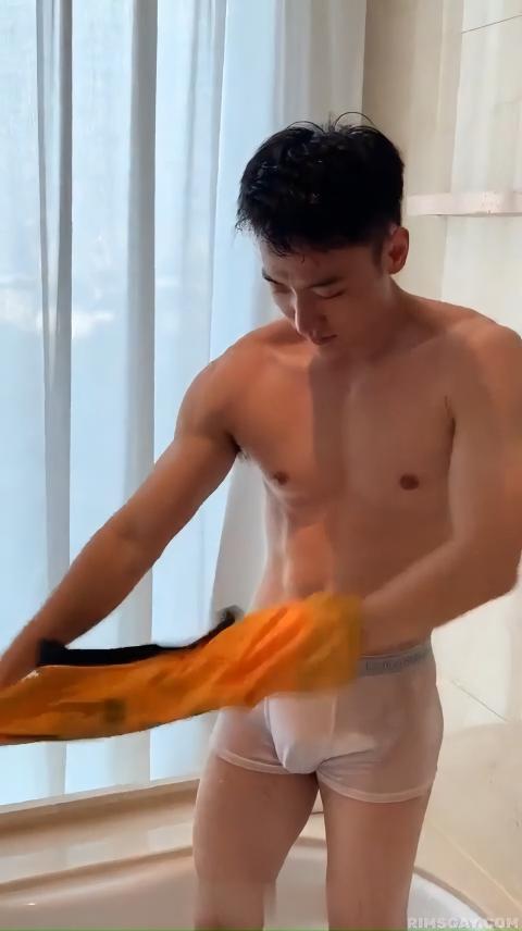 sex gay Handsome China showering