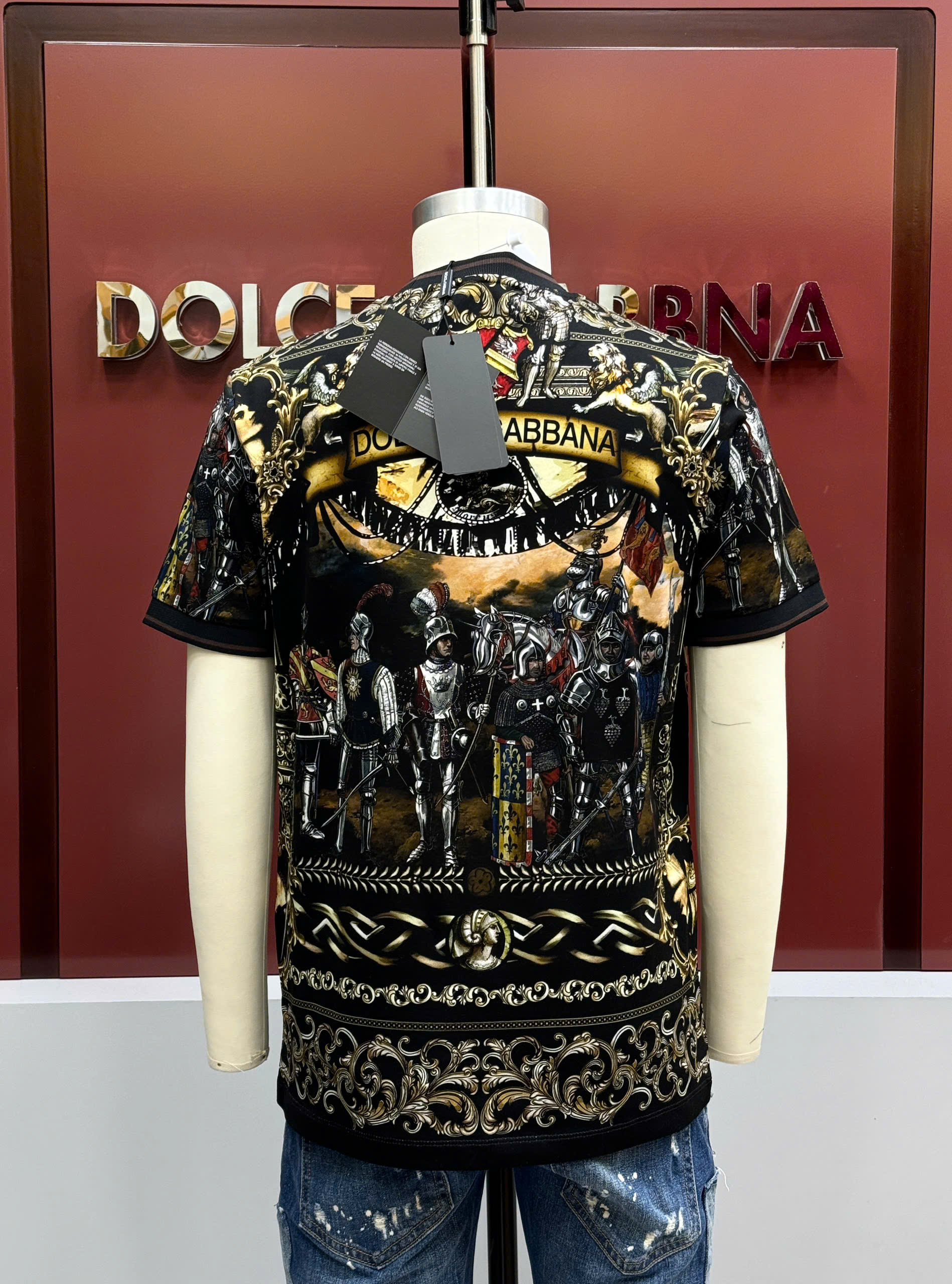 Áo phông T-shirt Dolce Gabbana DG họa tiết Mắt Like Auth on web MK CD