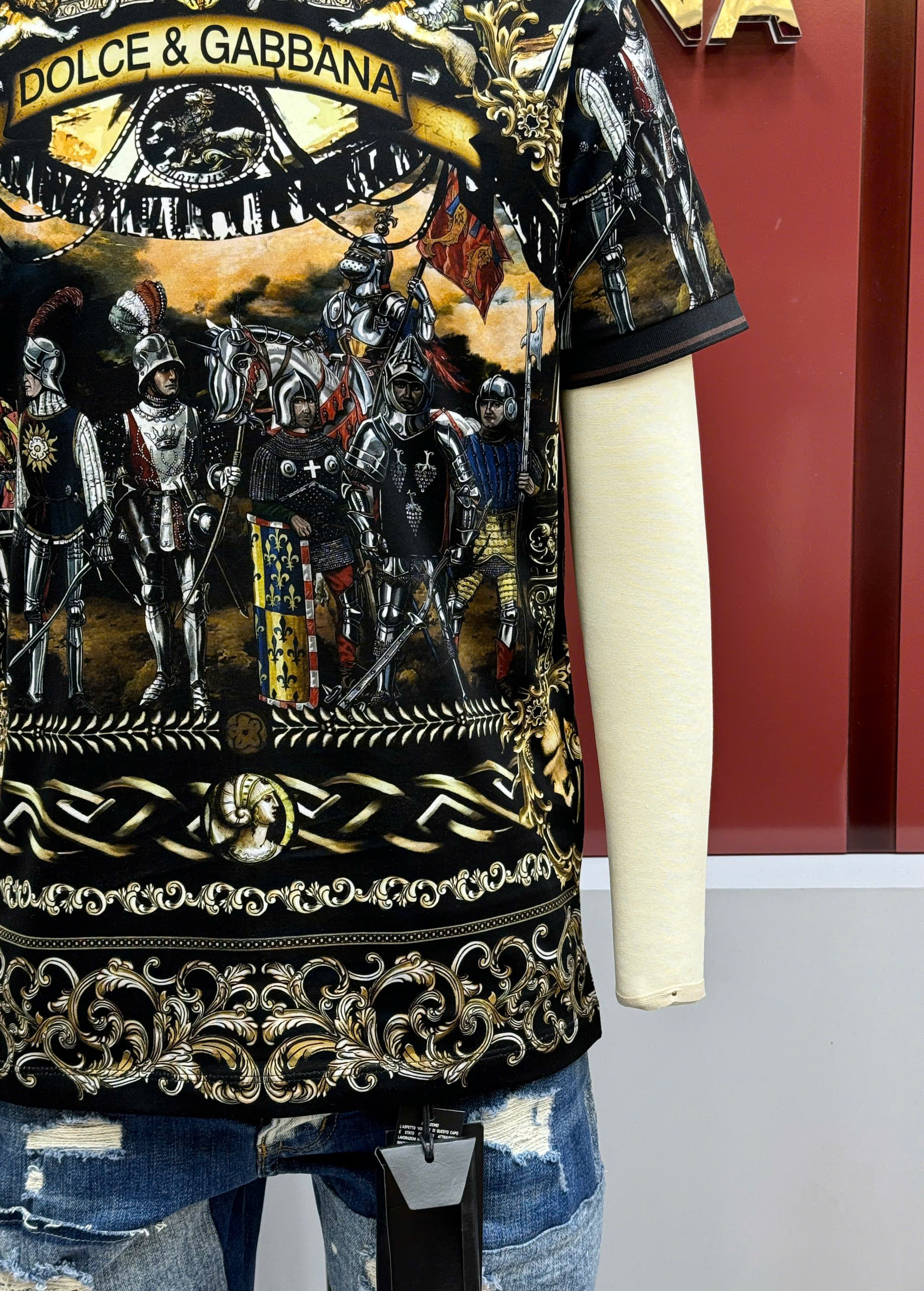 Áo phông T-shirt Dolce Gabbana DG họa tiết Mắt Like Auth on web MK CD