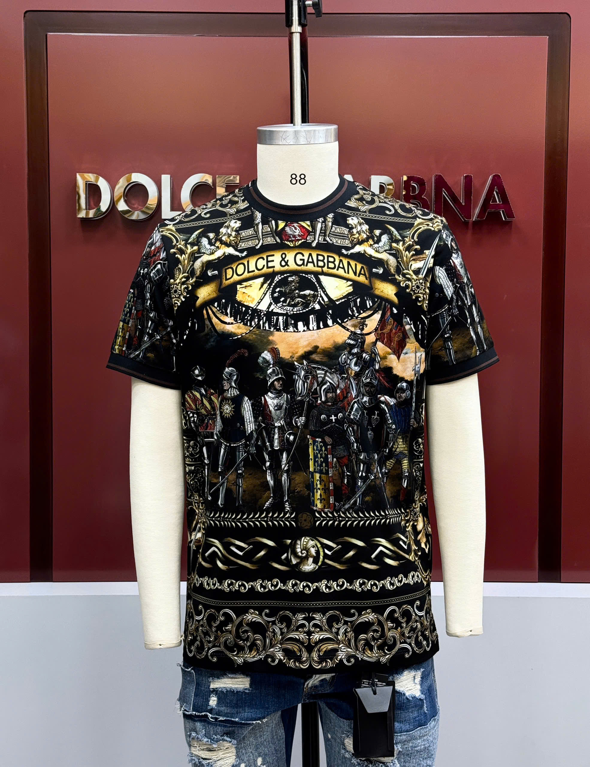 Áo phông T-shirt Dolce Gabbana DG họa tiết Mắt Like Auth on web MK CD