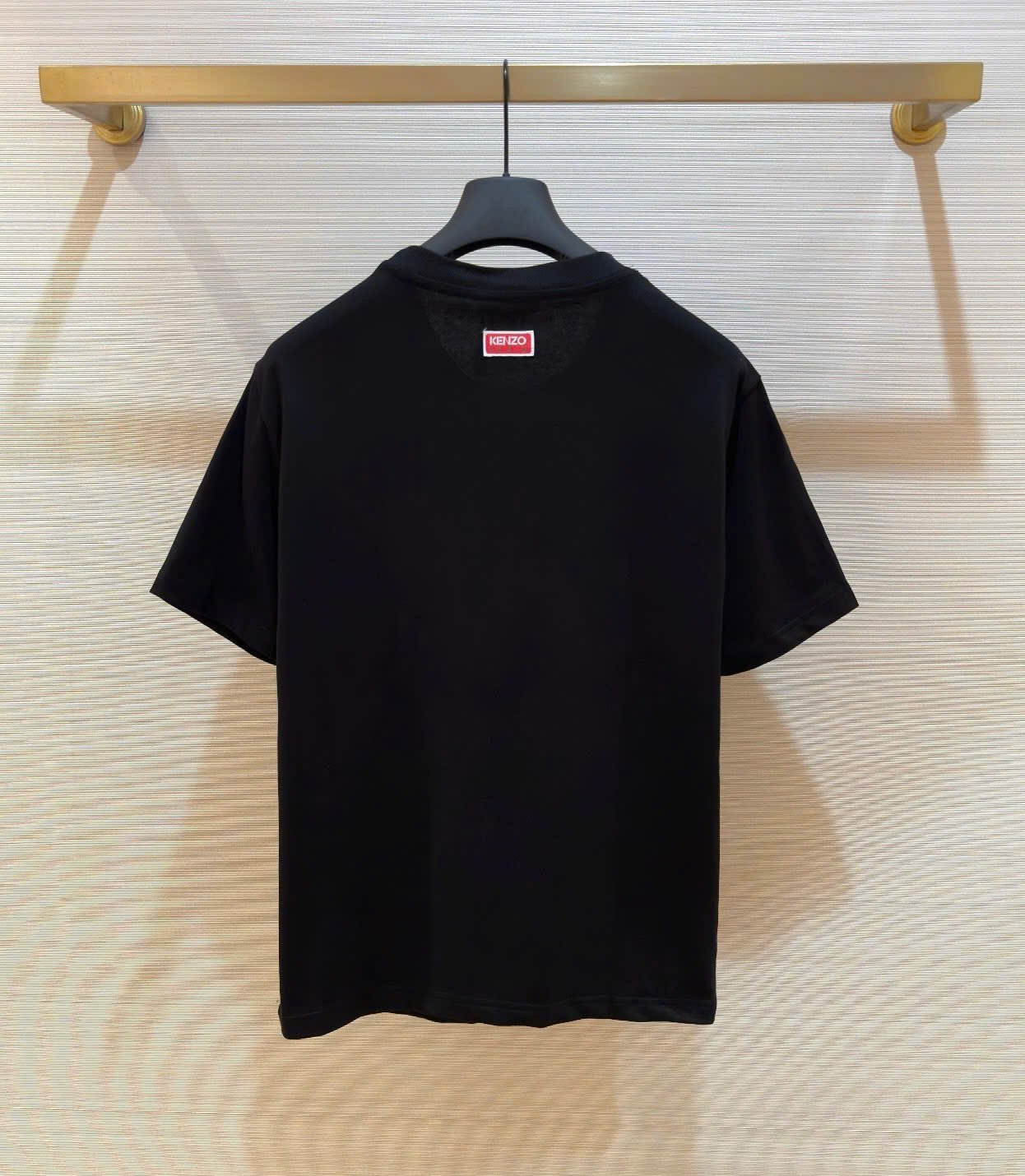 Áo phông T-shirt Kenzo KZ Đen họa tiết Hổ Hồng logo chữ Đỏ thêu Like Auth on web DDT