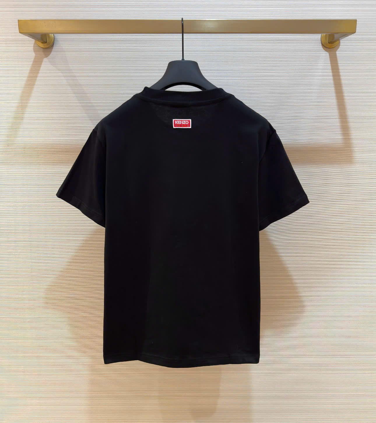 Áo phông T-shirt Kenzo KZ Đen họa tiết Hổ Xanh lá logo chữ Đỏ thêu Like Auth on web DDT