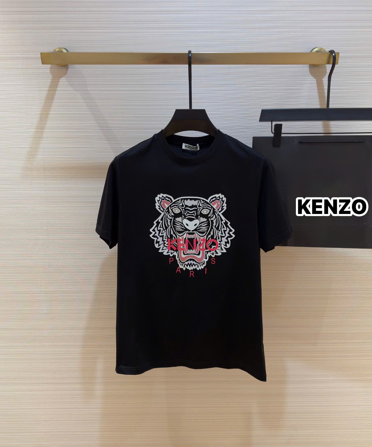 Áo phông T-shirt Kenzo KZ họa tiết Hổ Trắng logo chữ Đỏ Like Auth on web DDT