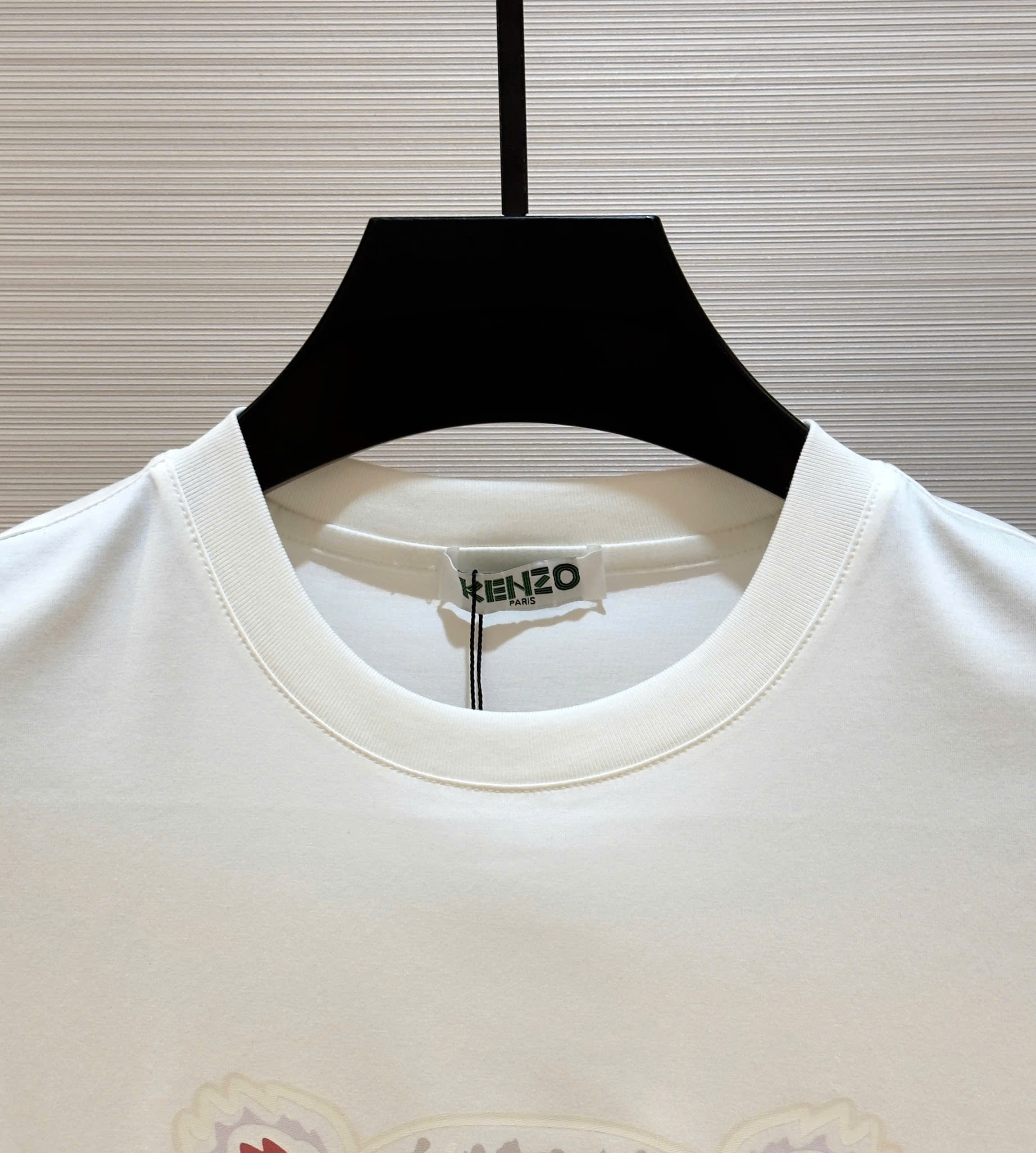 Áo phông T-shirt Kenzo KZ họa tiết Hổ Trắng logo chữ Đỏ Like Auth on web DDT