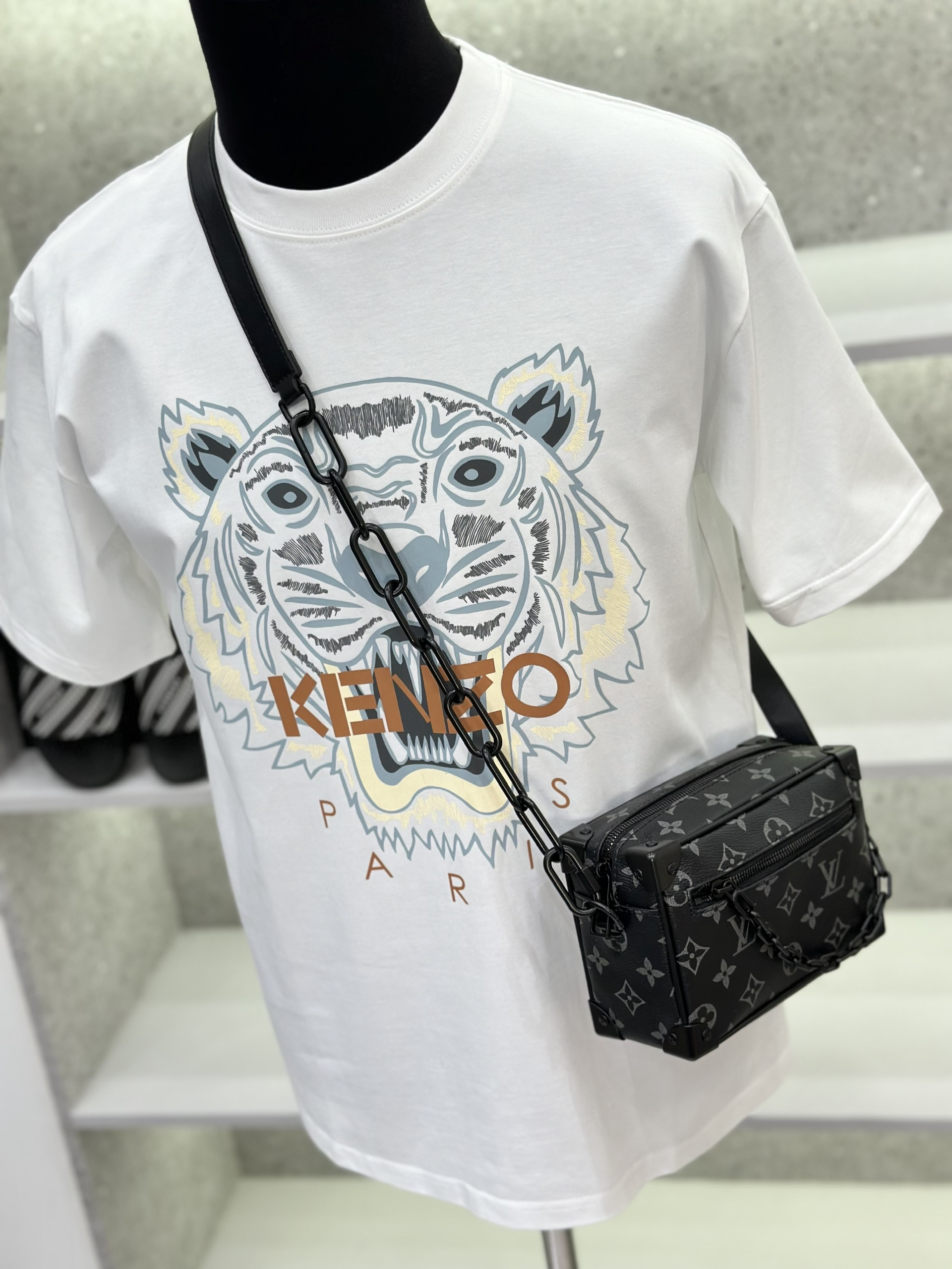 Áo phông T-shirt Kenzo KZ logo mặt Hổ Like Auth on web VTN