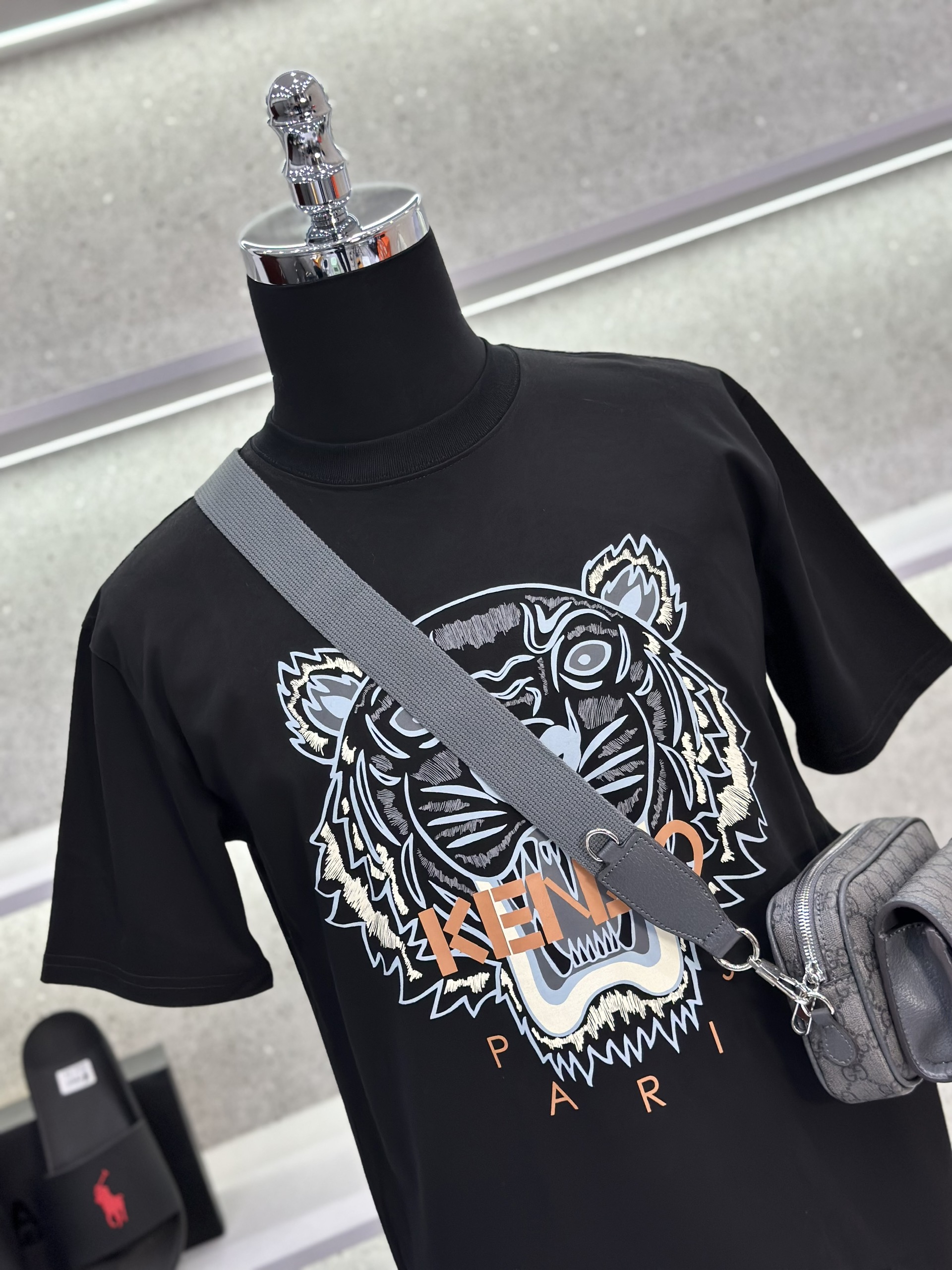 Áo phông T-shirt Kenzo KZ logo mặt Hổ Like Auth on web VTN
