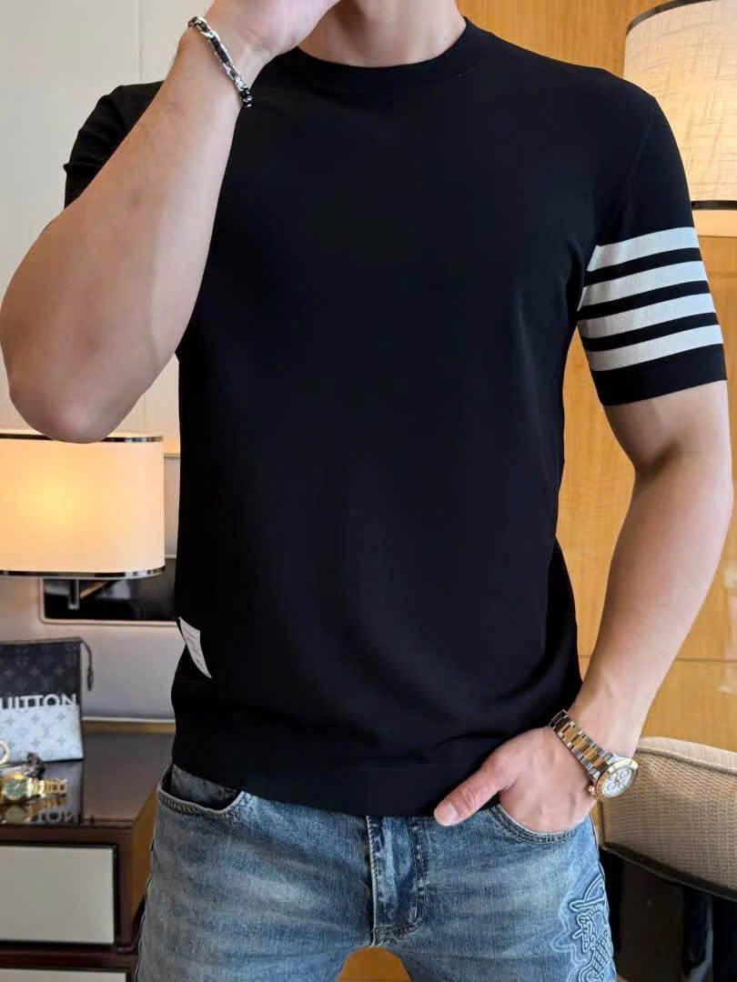 Áo phông T-shirt Thombrowne TB kẻ 4 sọc tay Like Auth on web MK