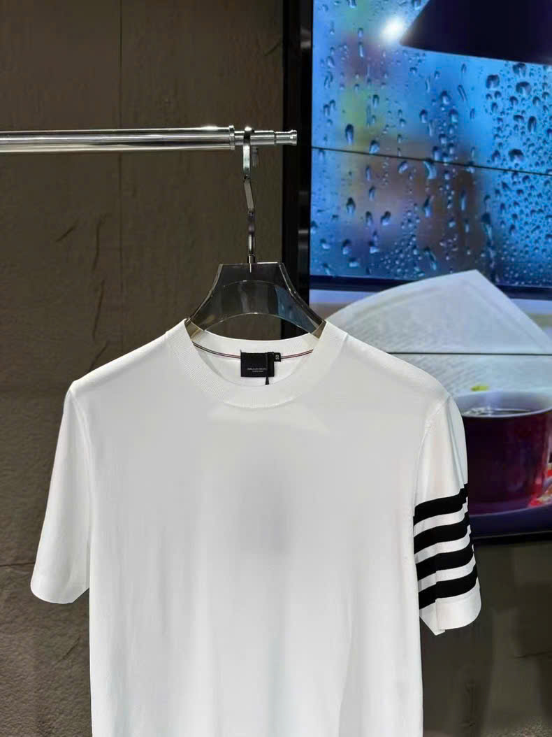 Áo phông T-shirt Thombrowne TB kẻ 4 sọc tay Like Auth on web MK