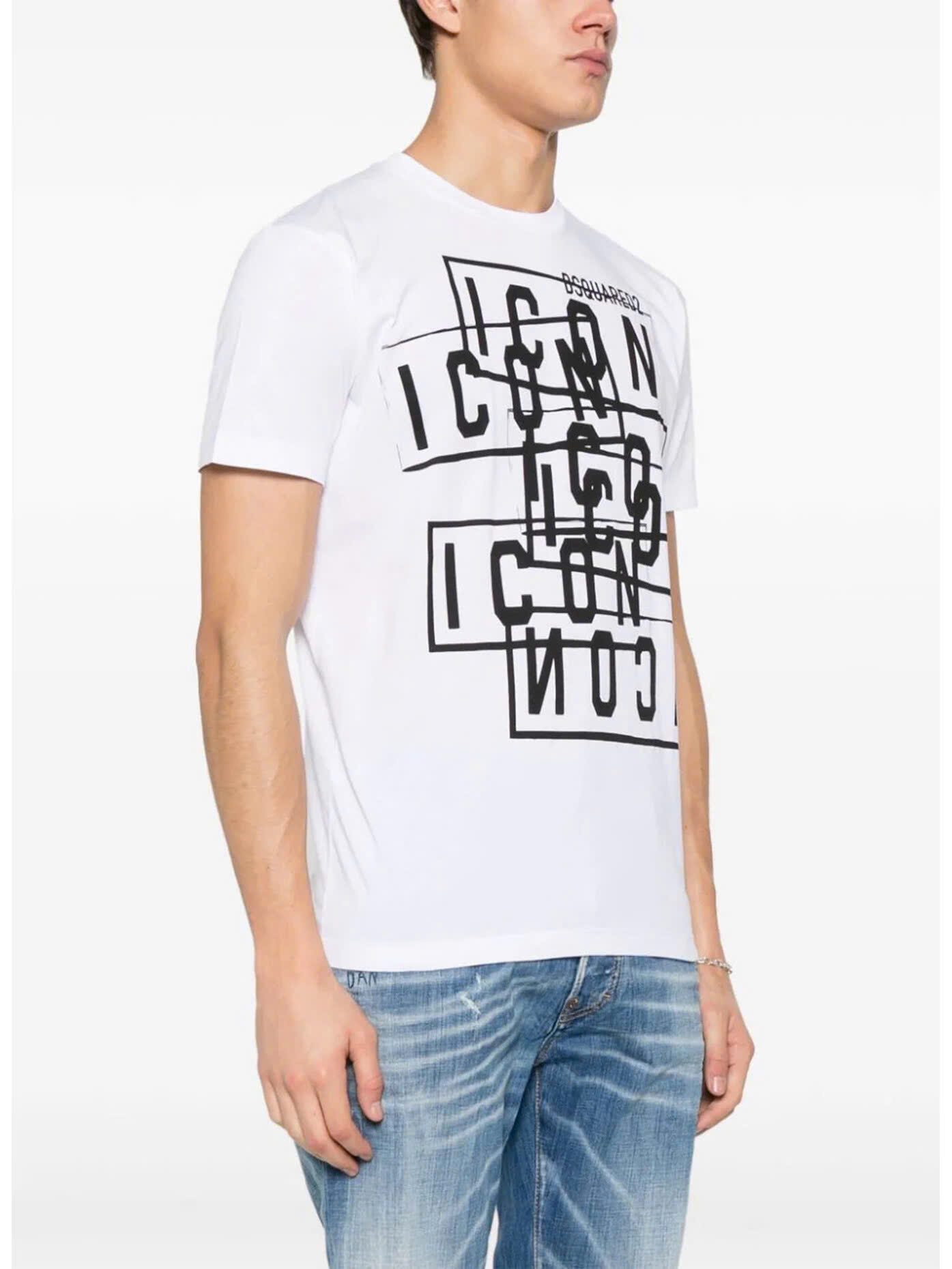 Áo phông T-shirt Dsquared2 DSQ2 họa tiết logo Icon kẻ ô Like Auth on web CD
