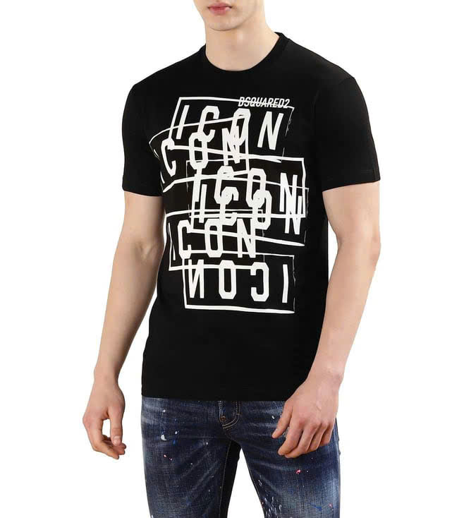 Áo phông T-shirt Dsquared2 DSQ2 họa tiết logo Icon kẻ ô Like Auth on web CD