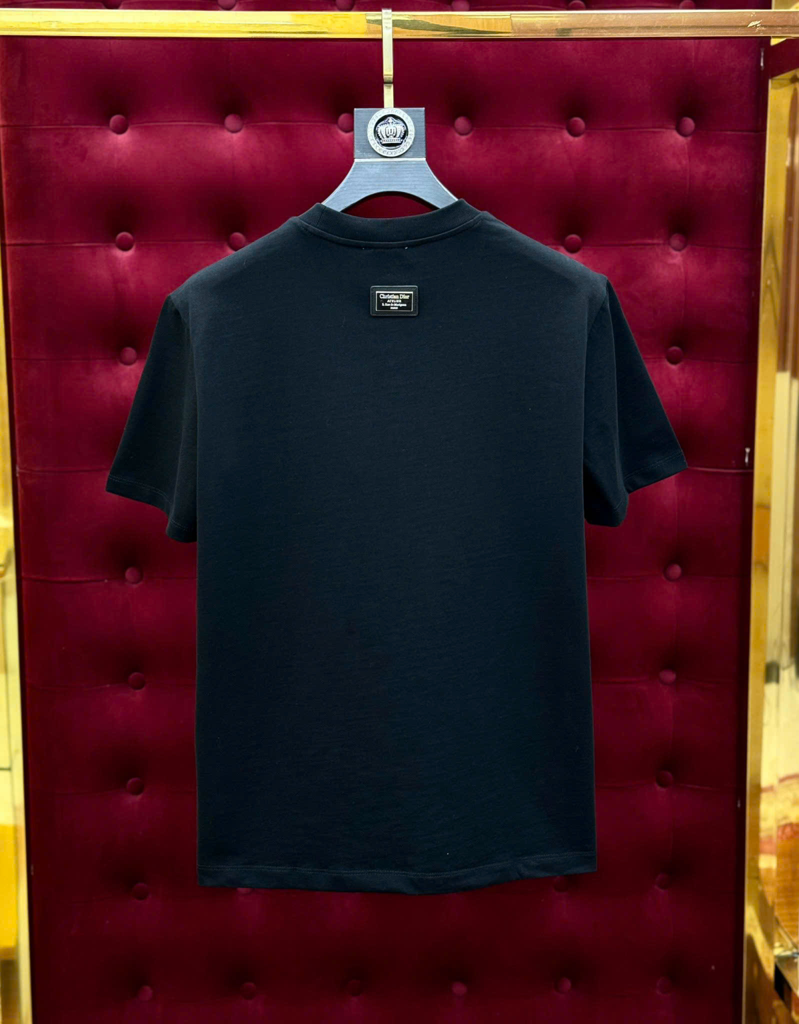 Áo phông T-shirt Dior CD họa tiết tag thêu ngực Like Auth on web CD