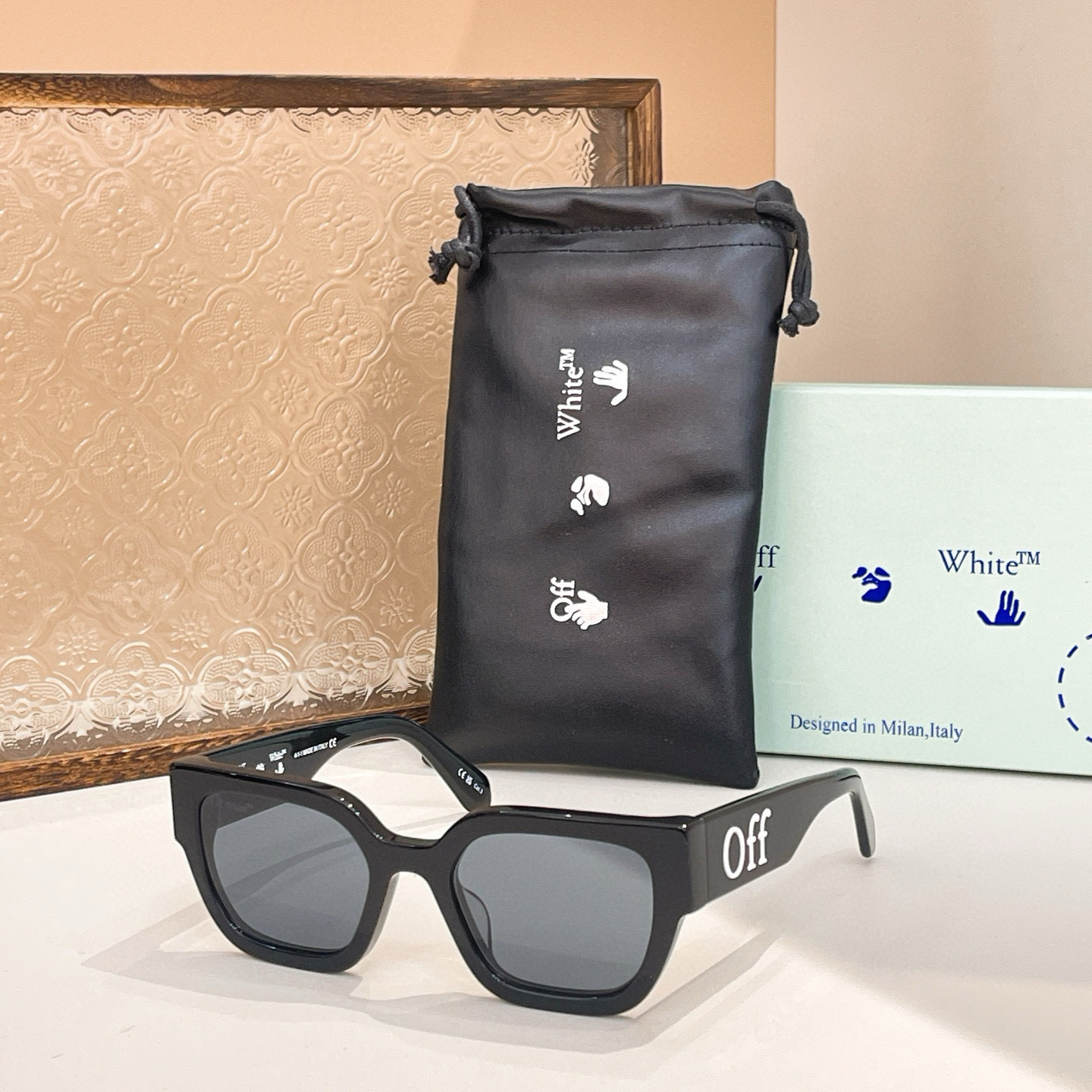 Kính mắt thời trang Off White các màu Like Auth on web fulbox VTN