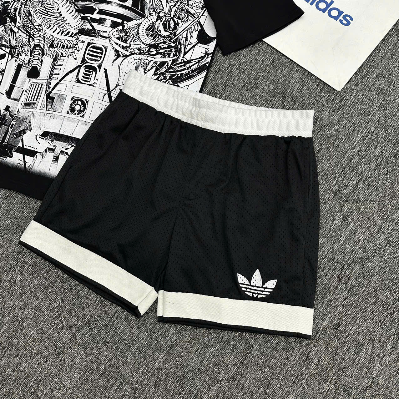 Bộ, Set hè Adidas A họa tiết máy móc Like Auth on web NV