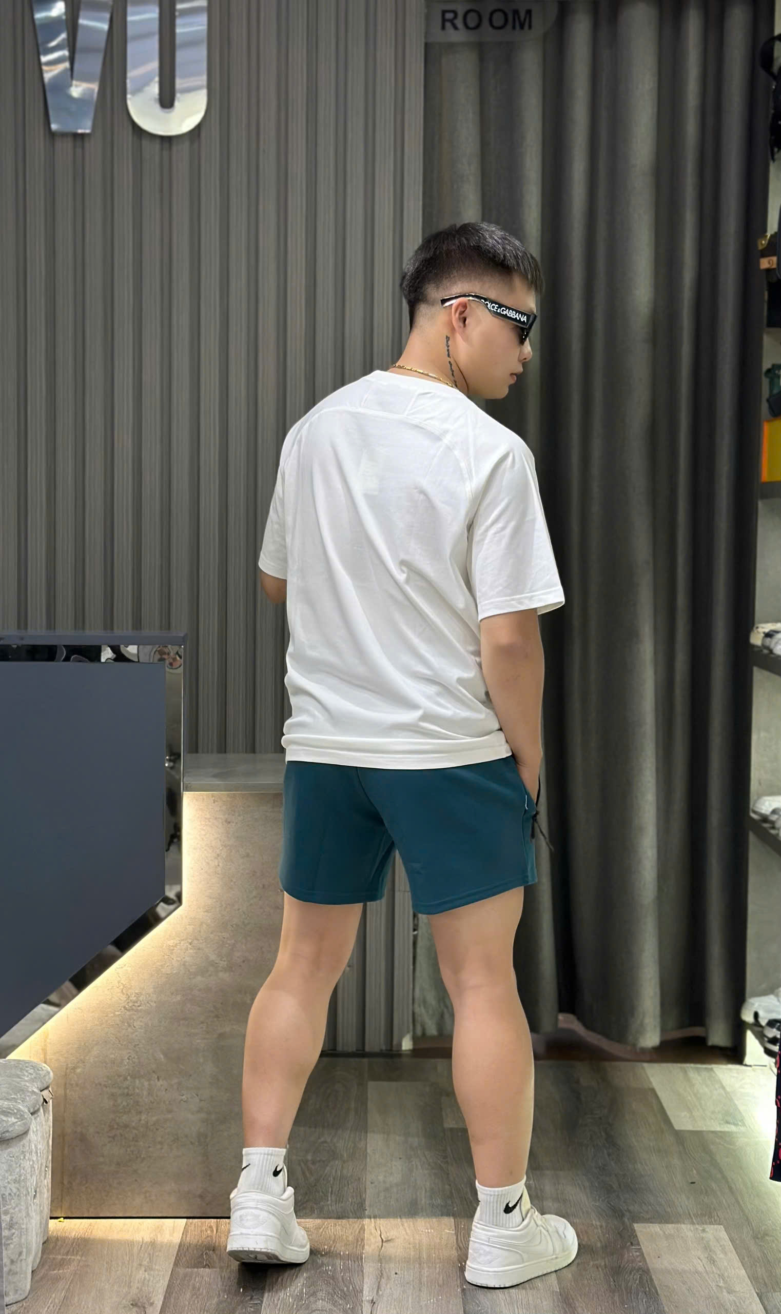 Bộ, Set hè Nike NK logo huy hiệu thêu Like Auth on web CD