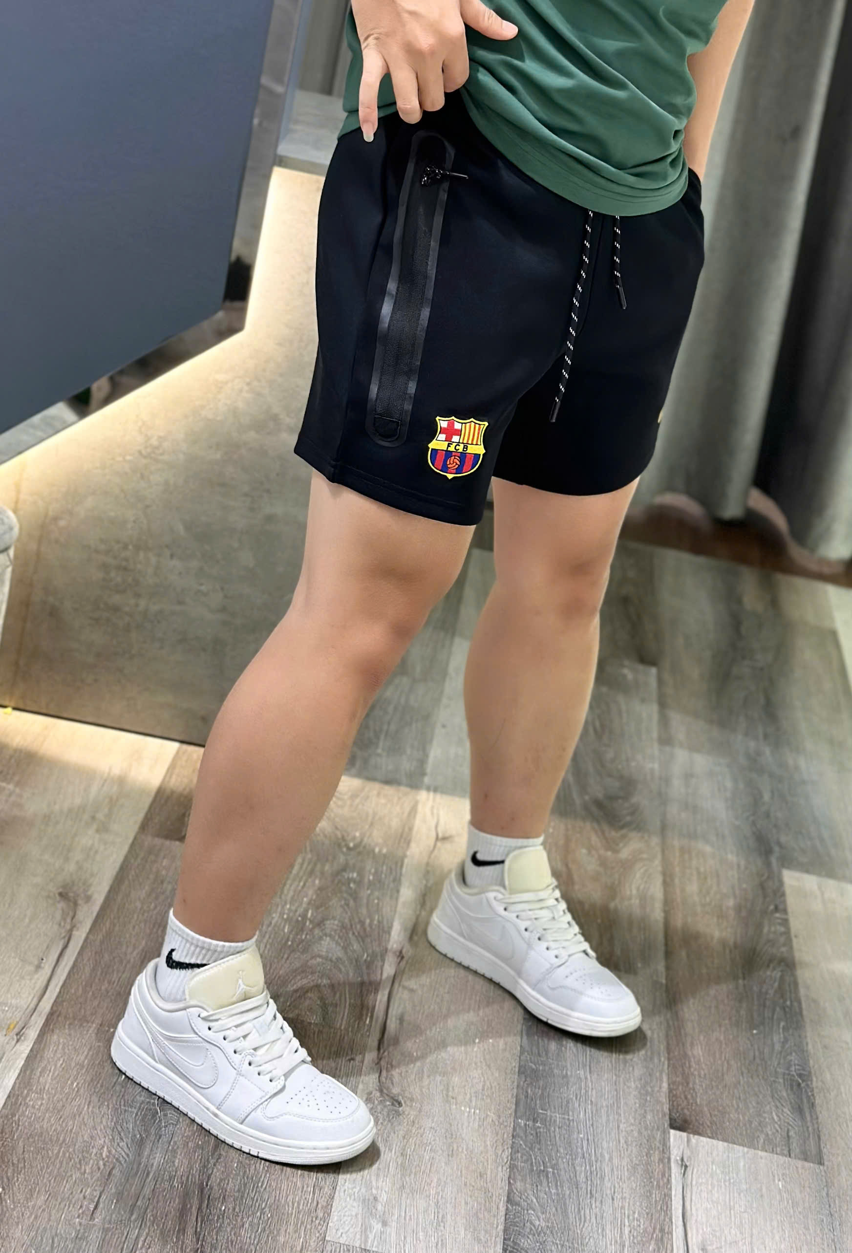 Bộ, Set hè Nike NK logo huy hiệu thêu Like Auth on web CD