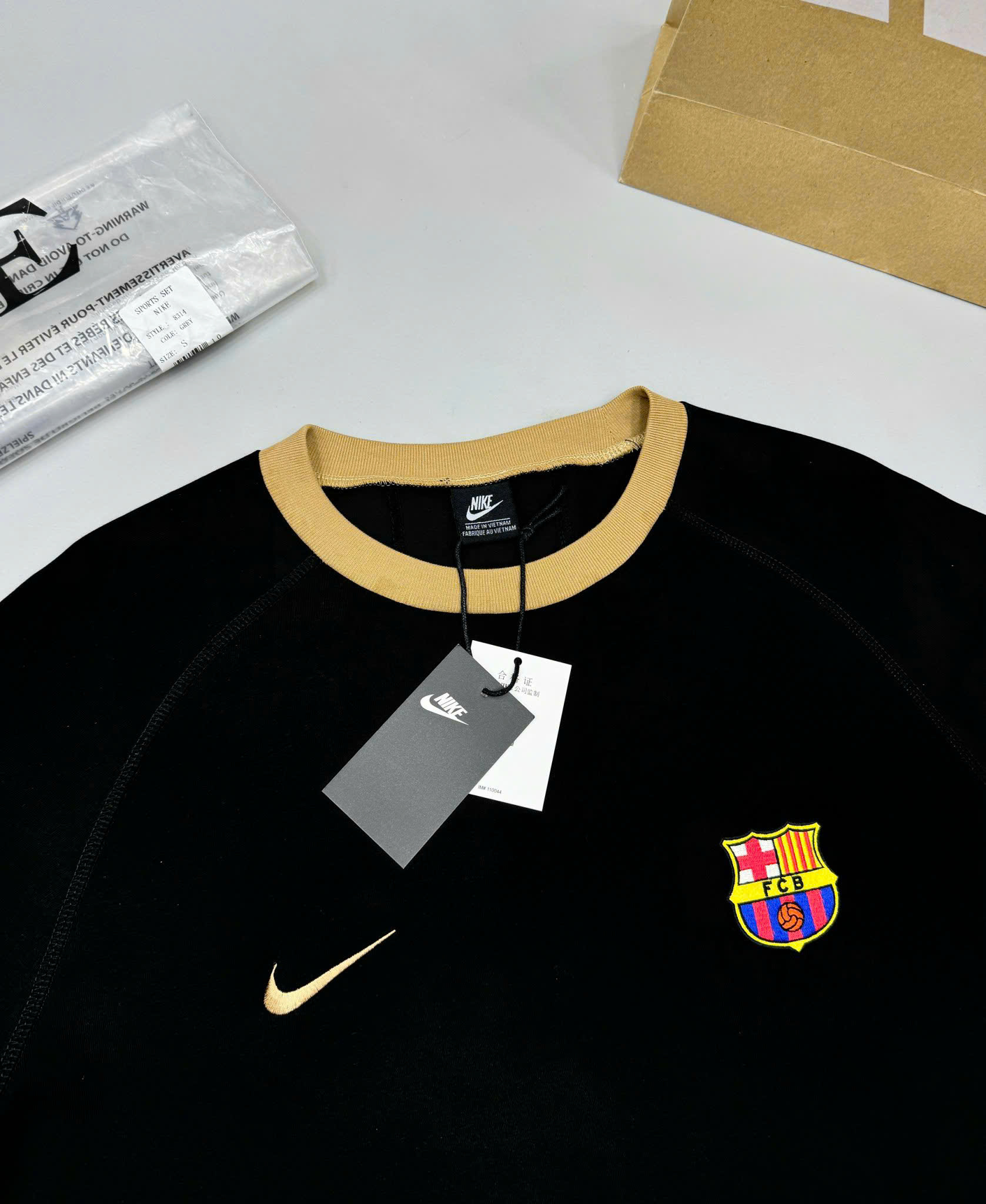 Bộ, Set hè Nike NK logo huy hiệu Like Auth on web CD
