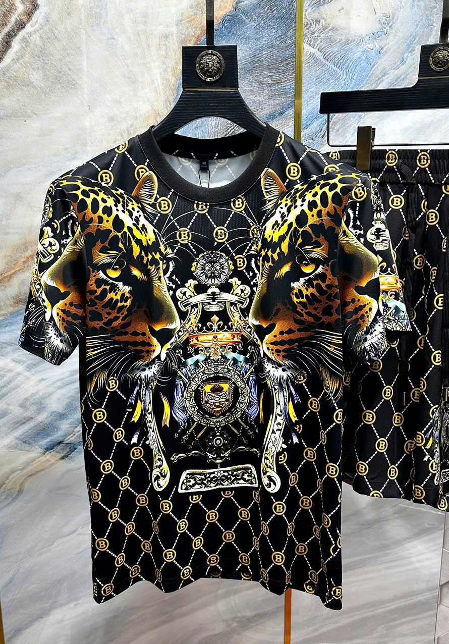 Bộ, Set hè Burberry BBR họa tiết Báo Like Auth on web LK