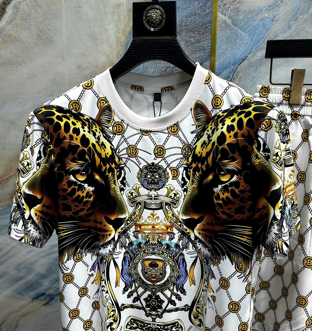 Bộ, Set hè Burberry BBR họa tiết Báo Like Auth on web LK