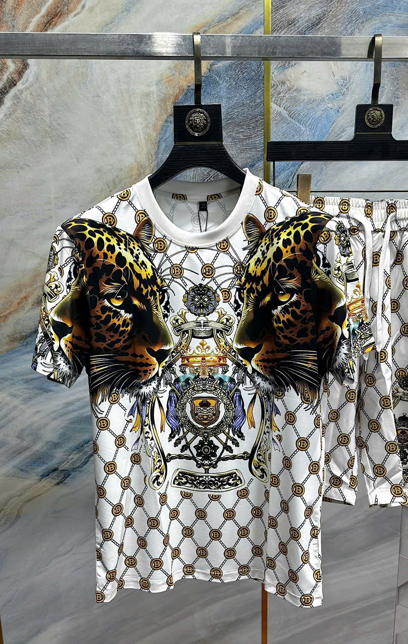 Bộ, Set hè Burberry BBR họa tiết Báo Like Auth on web LK