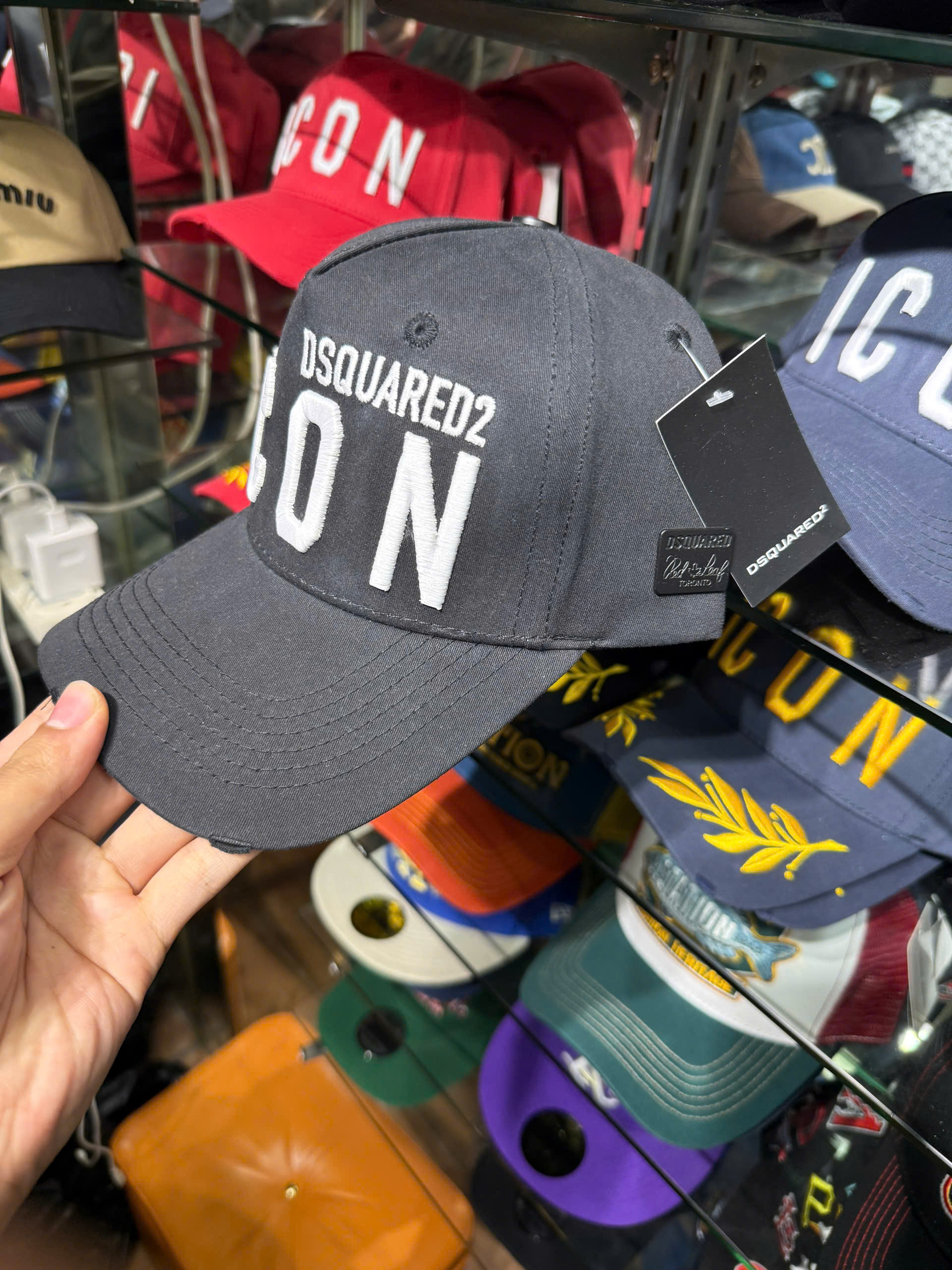 Mũ lưỡi trai, nón kết Dsquared2 DSQ2 logo chữ Icon thêu nổi các mẫu Like Auth fullbox MVT