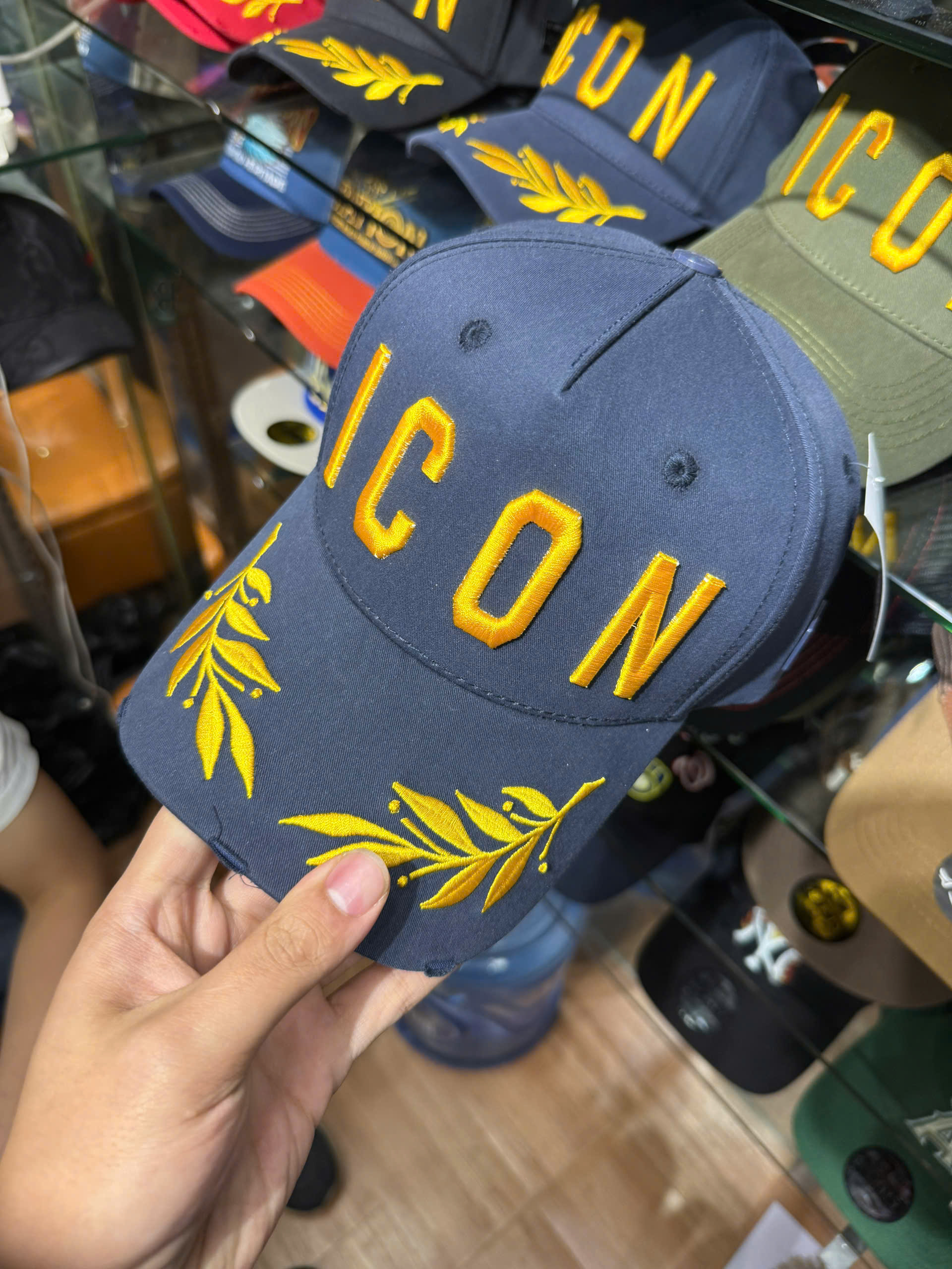 Mũ lưỡi trai, nón kết Dsquared2 DSQ2 logo chữ Icon thêu nổi các mẫu Like Auth fullbox MVT