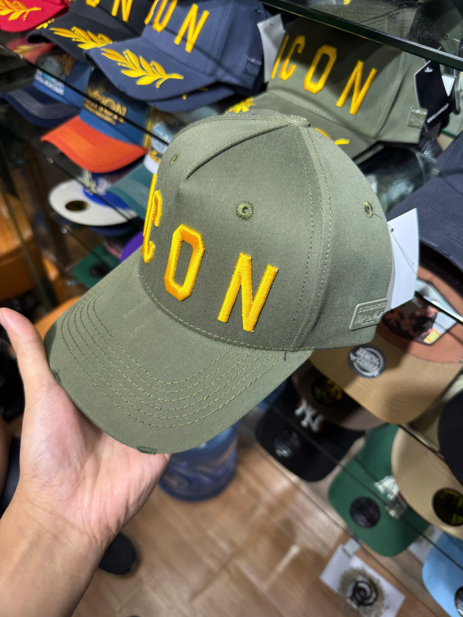 Mũ lưỡi trai, nón kết Dsquared2 DSQ2 logo chữ Icon thêu nổi các mẫu Like Auth fullbox MVT