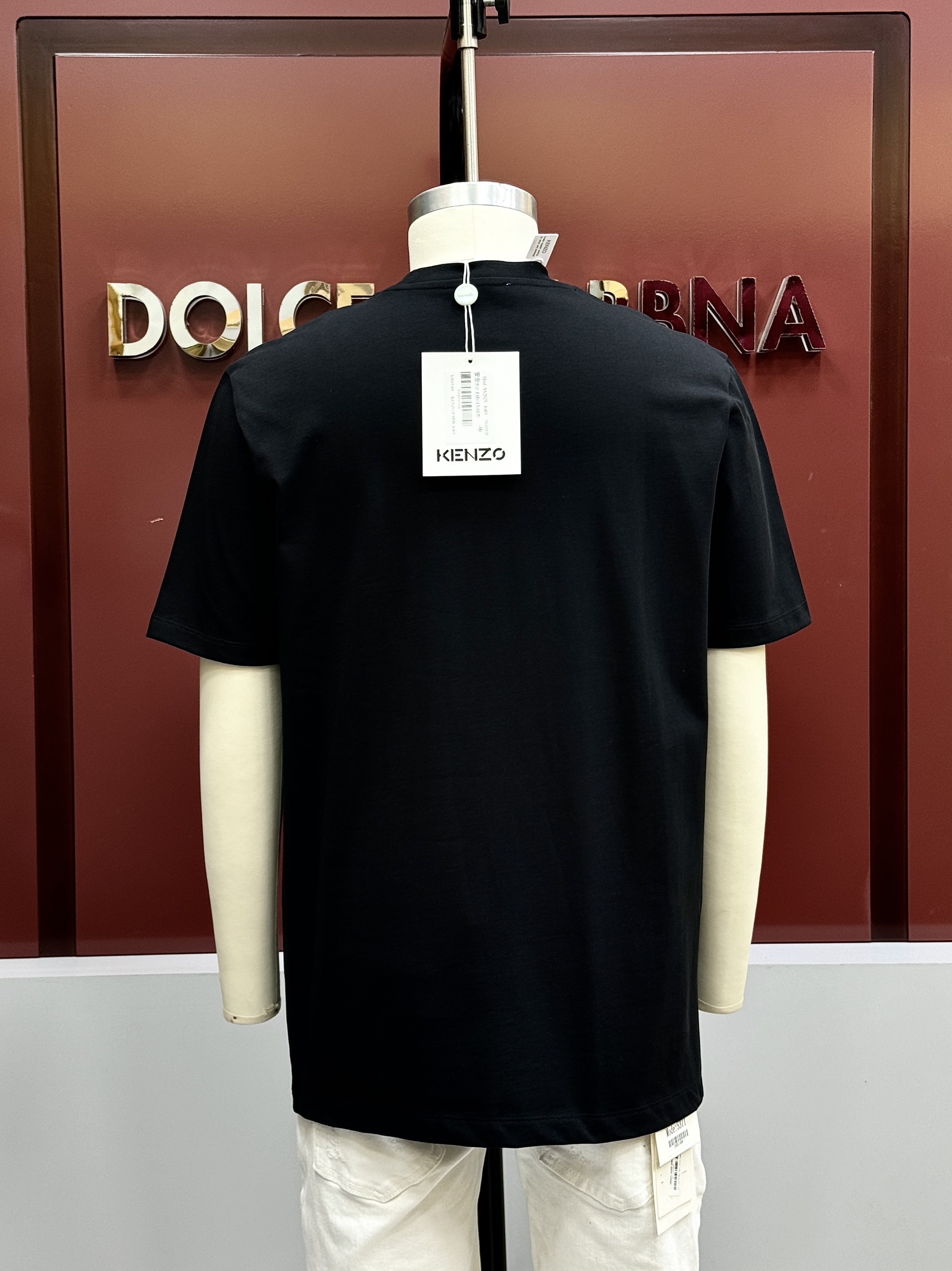 Áo phông T-shirt Kenzo KZ logo mặt Hổ thêu màu sắc Like Auth on web CD