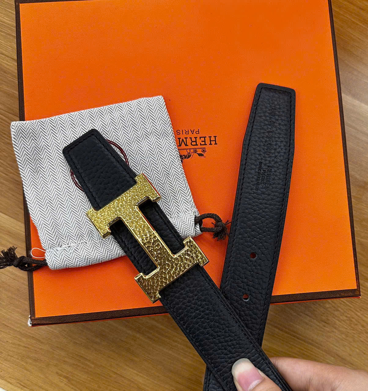 Thắt lưng, dây nịt, belt Hermes HM nhám sần Like Auth 1-1 on web fullbox LK