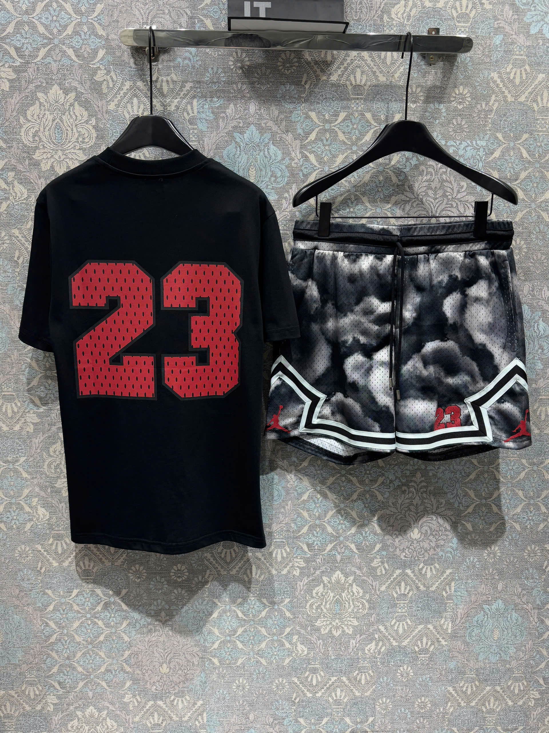 Bộ, Set hè Jordan họa tiết loang logo 23 Like Auth on web NV
