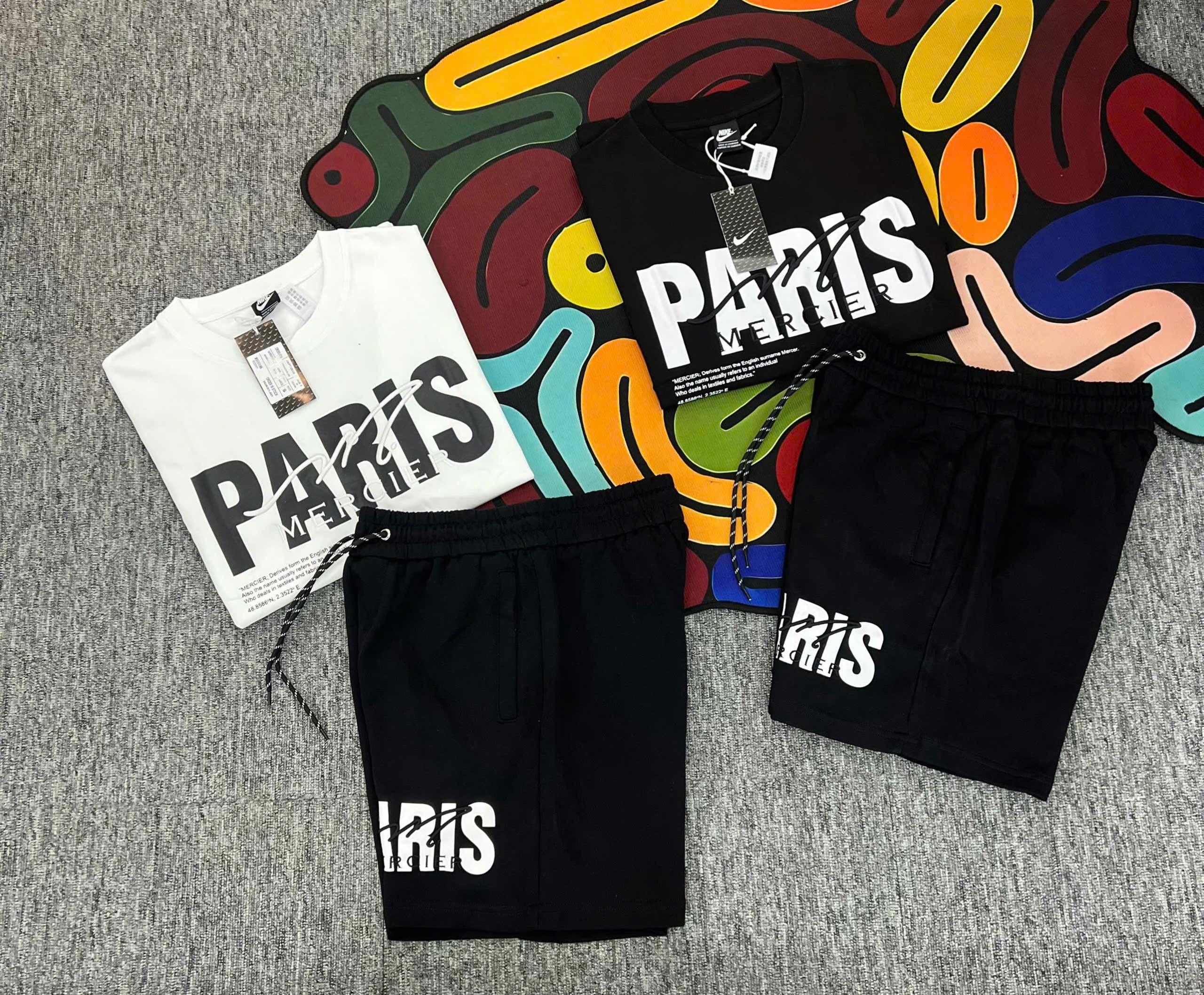 Bộ, Set hè Nike Paris họa tiết chữ Like Auth on web NV