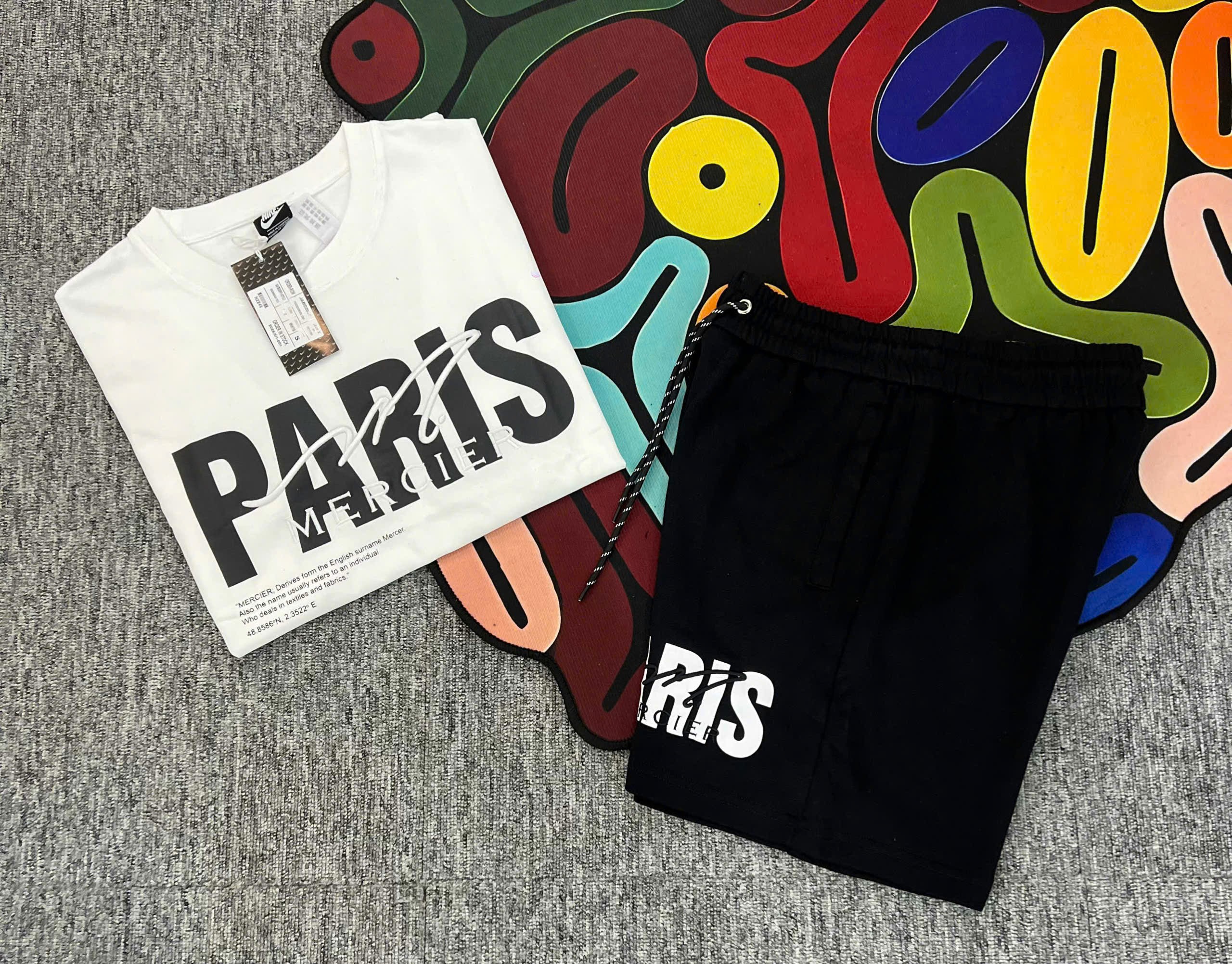 Bộ, Set hè Nike Paris họa tiết chữ Like Auth on web NV