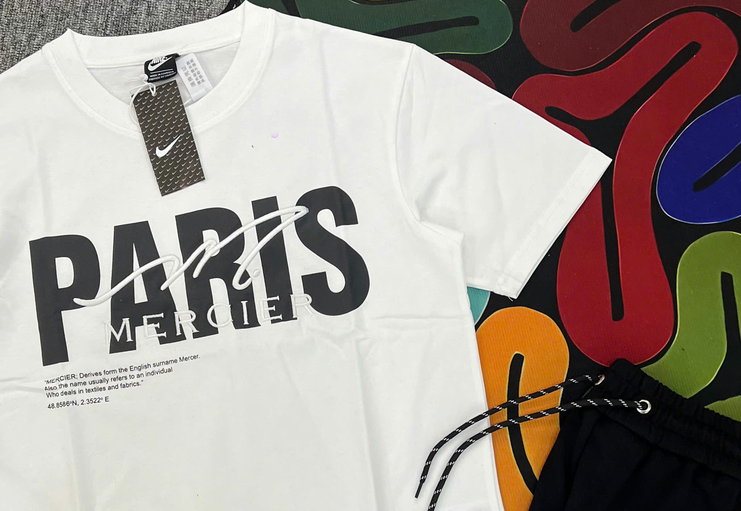 Bộ, Set hè Nike Paris họa tiết chữ Like Auth on web NV