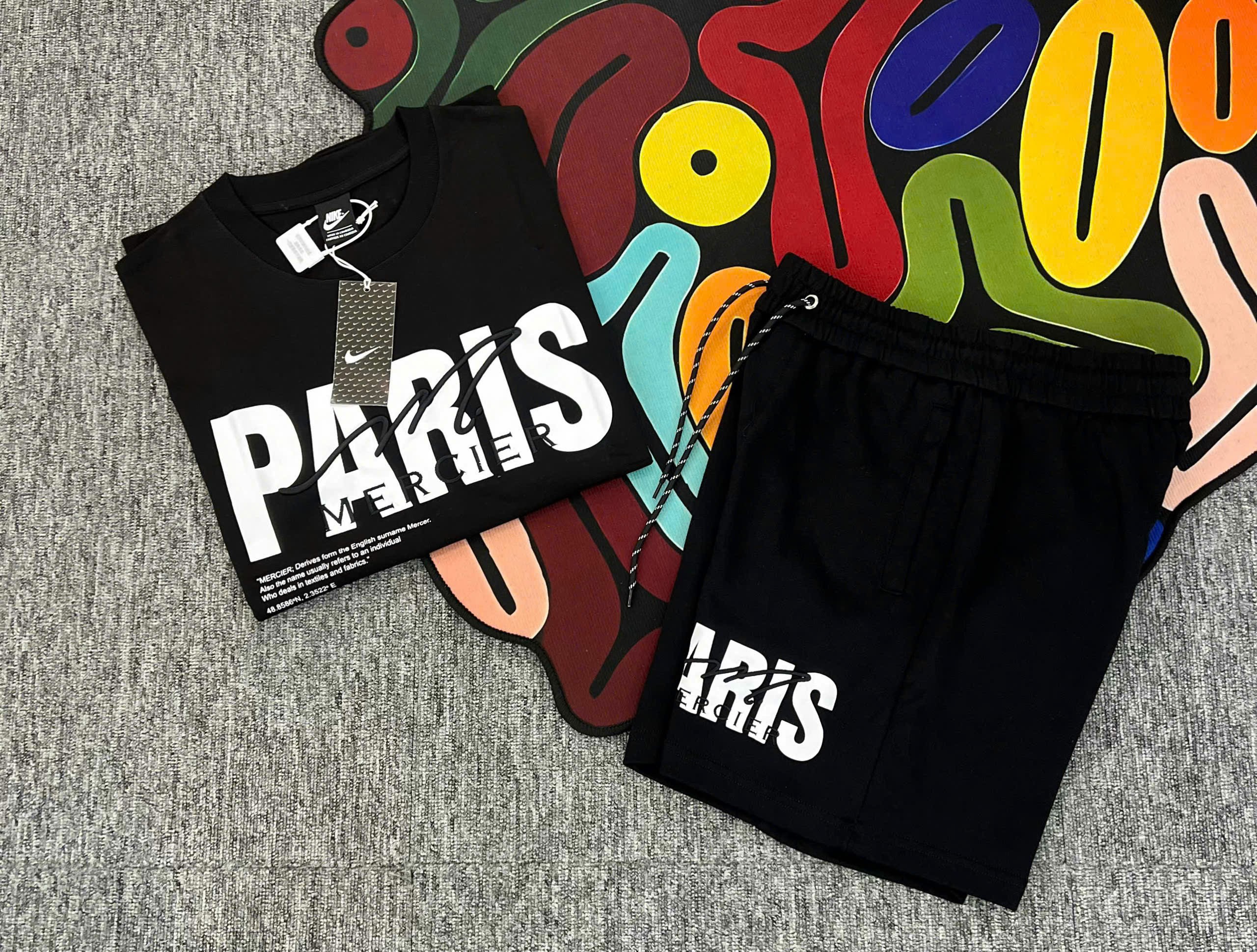 Bộ, Set hè Nike Paris họa tiết chữ Like Auth on web NV