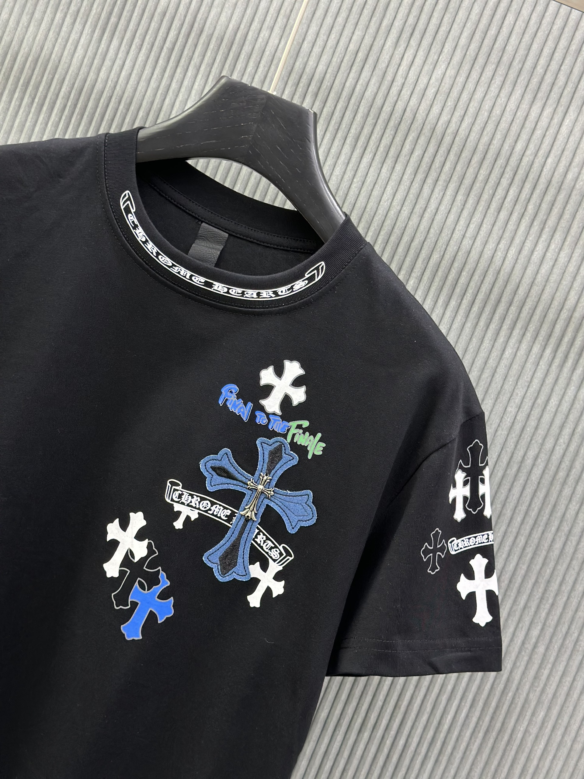 Áo phông T-shirt Chrome Heart CH họa tiết logo chữ thập thêu ngực Like Auth on web VTN NV