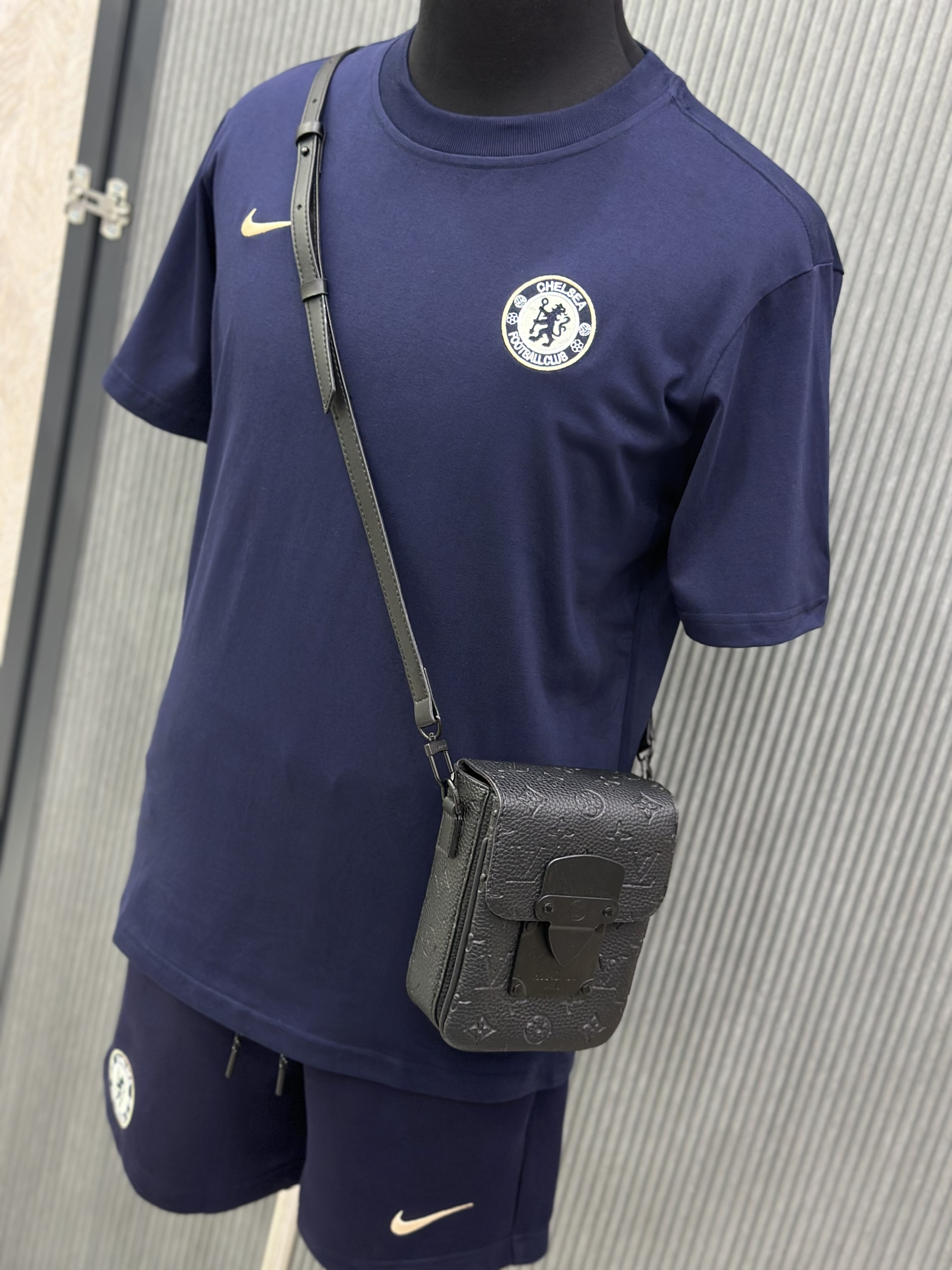 Bộ, Set hè Nike Xanh than logo Chelsea Like Auth on web VTN