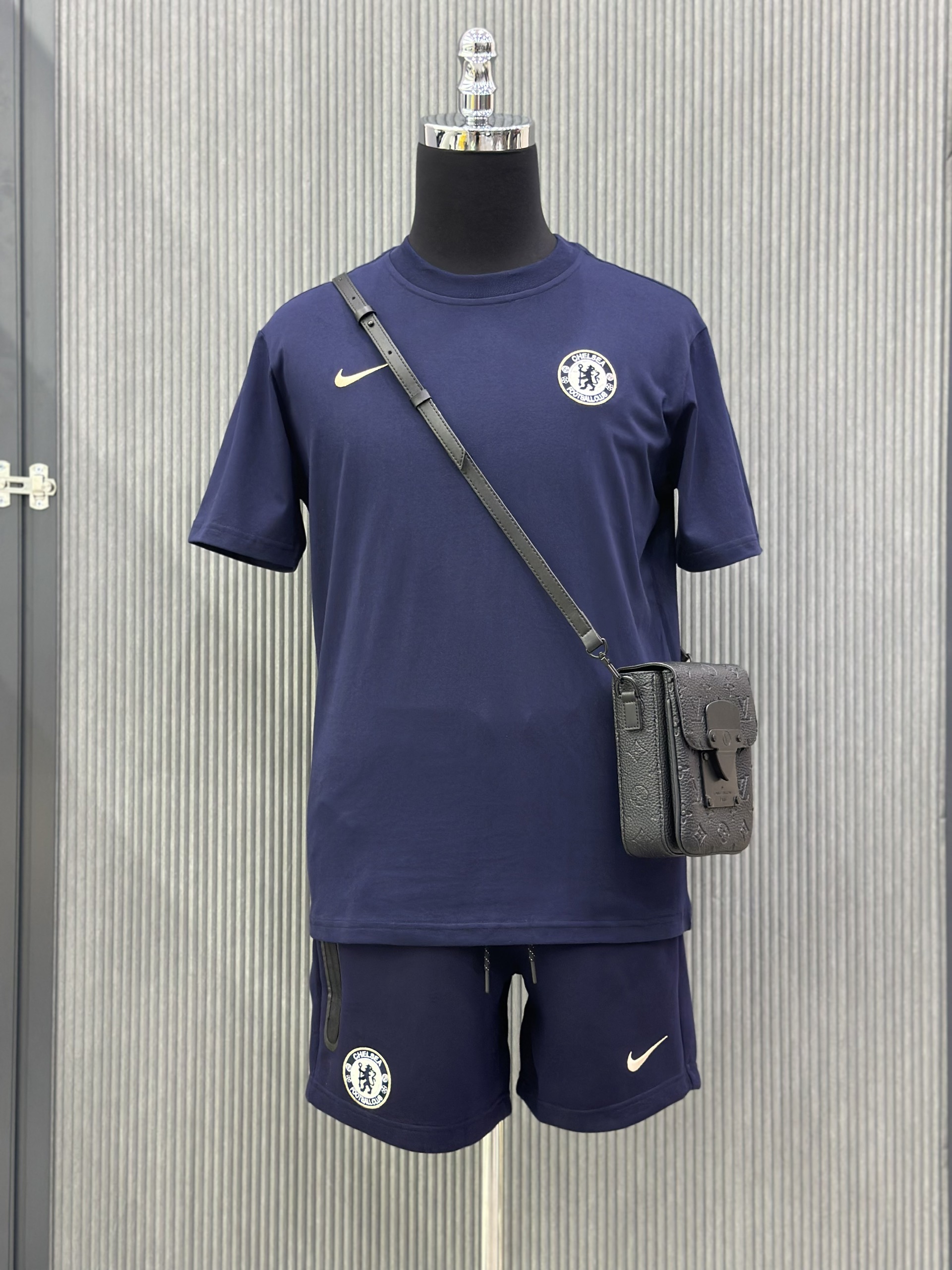 Bộ, Set hè Nike Xanh than logo Chelsea Like Auth on web VTN