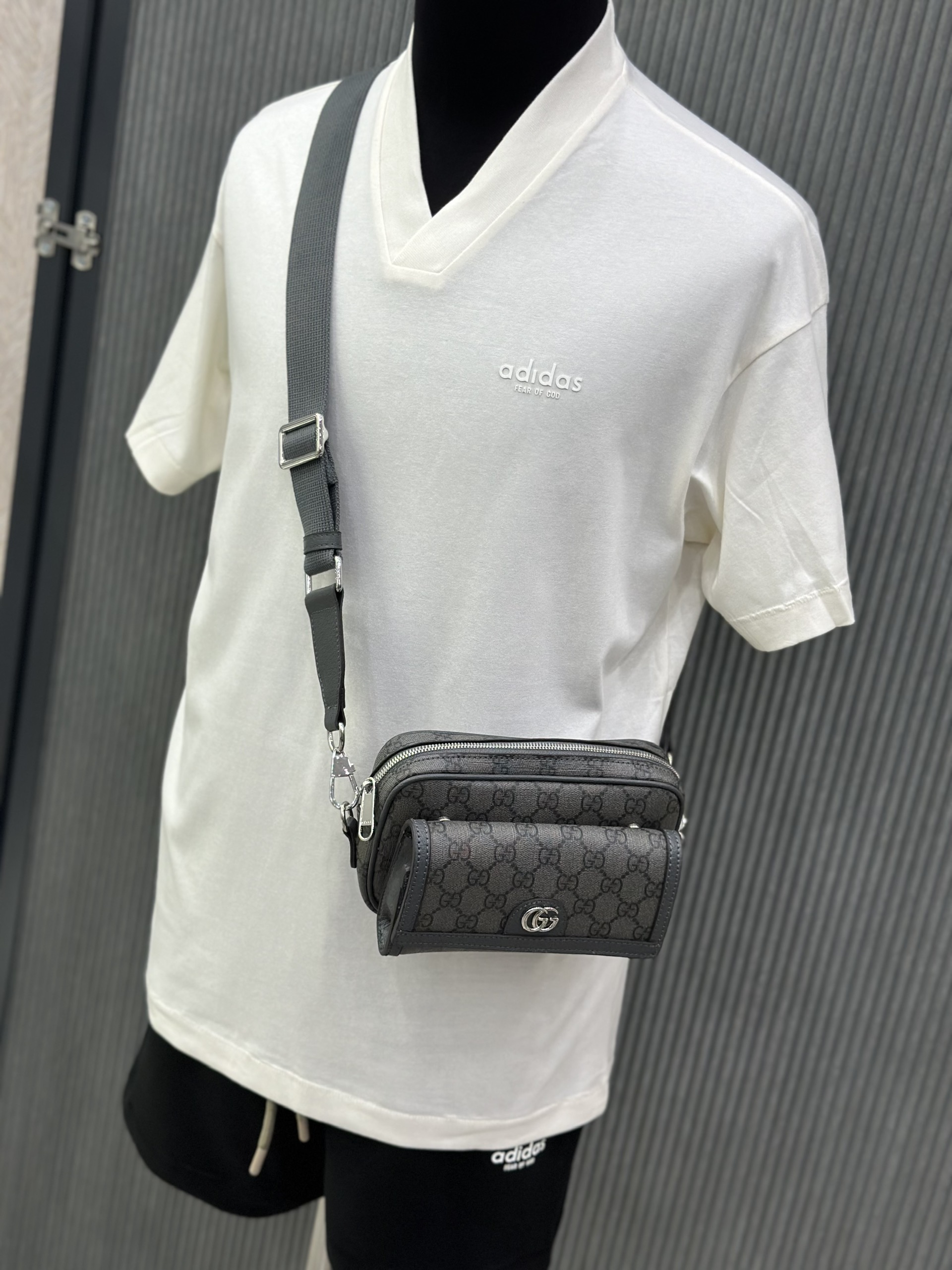 Bộ, Set hè cổ V Adidas Be logo chữ basic Like Auth on web VTN