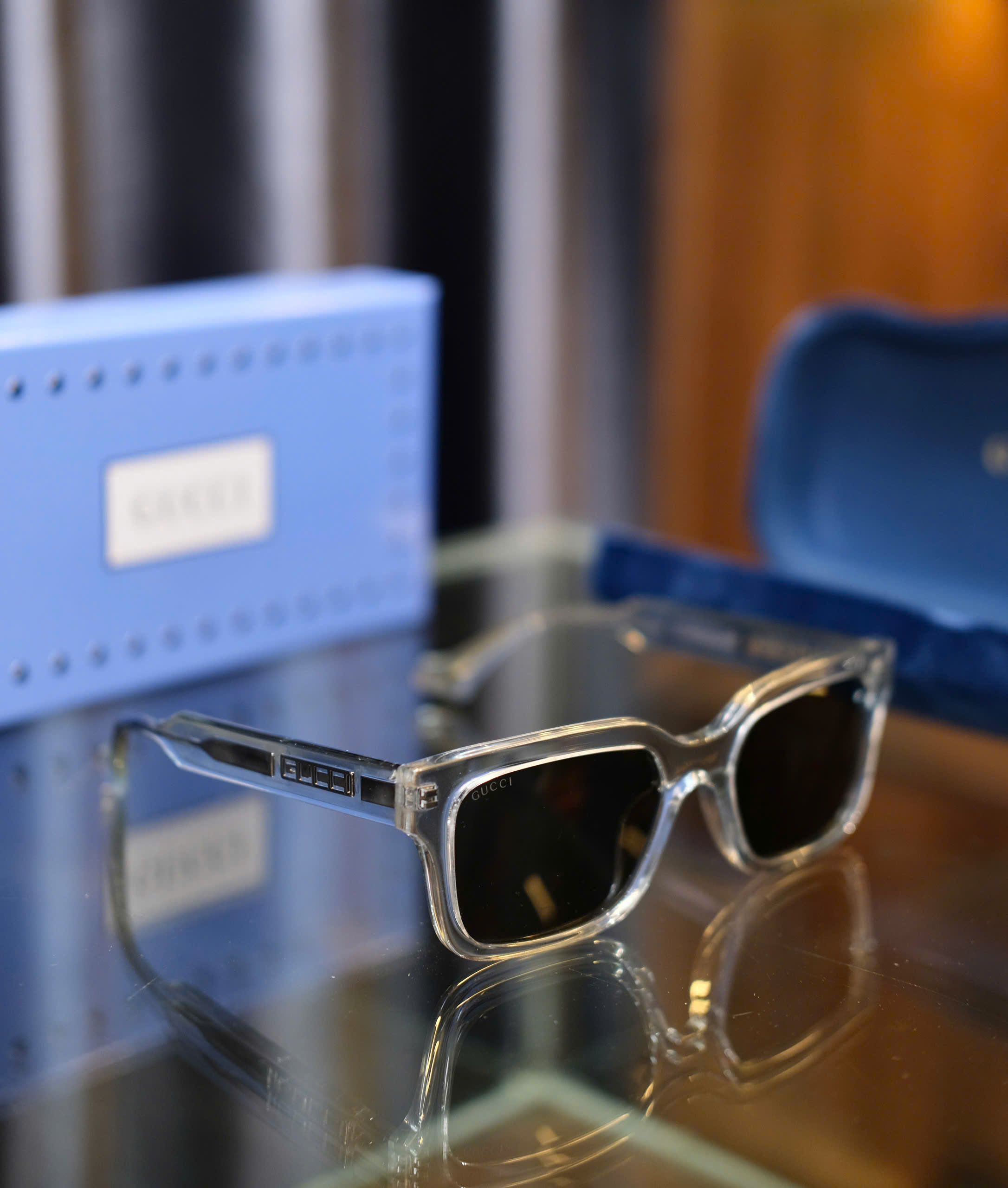Kính mắt thời trang Gucci GC Đen gọng Trắng trong Like Auth on web fullbox DDT