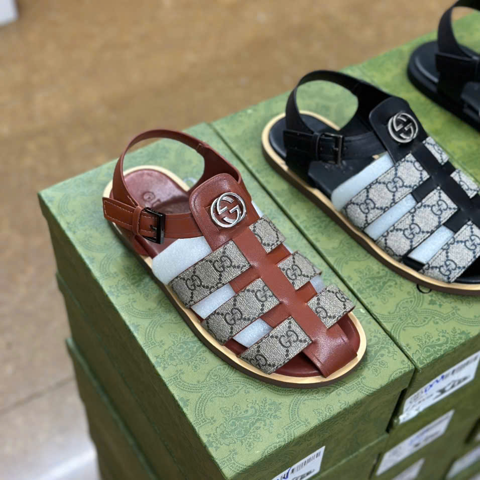 Dép rọ sandal Gucci GC các mẫu Like Auth on web fullbox bill thẻ HG