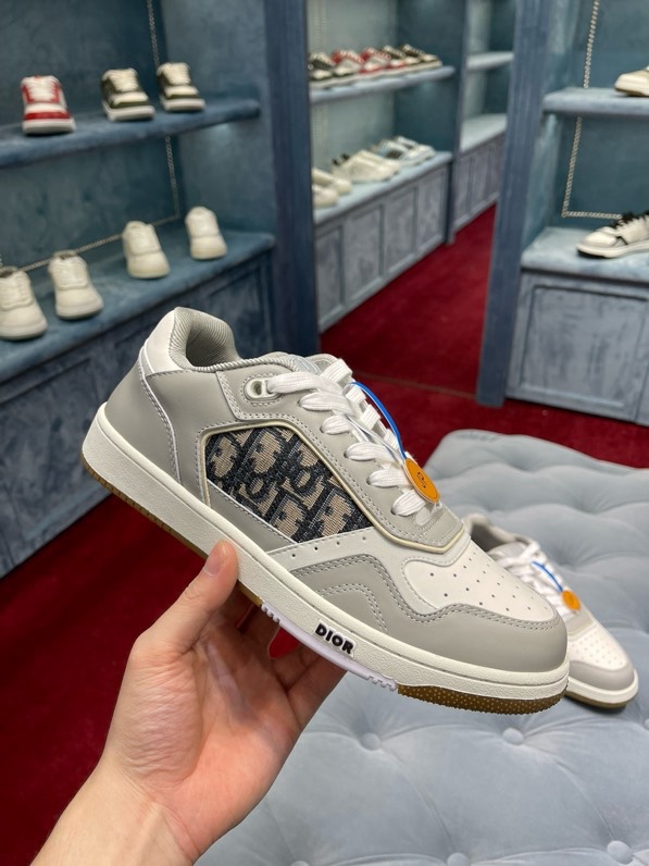 Giày sneaker Dior CD B27 Xám phối Trắng họa tiết logo Đen sườn Like Auth Fullbox Phụ Kiện VTN