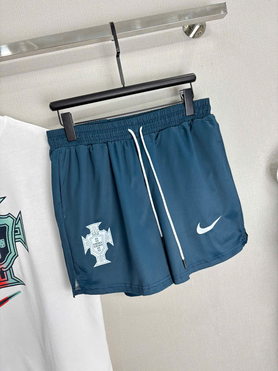 Bộ, Set hè Nike NK Trắng Xanh logo màu Like Auth on web NV