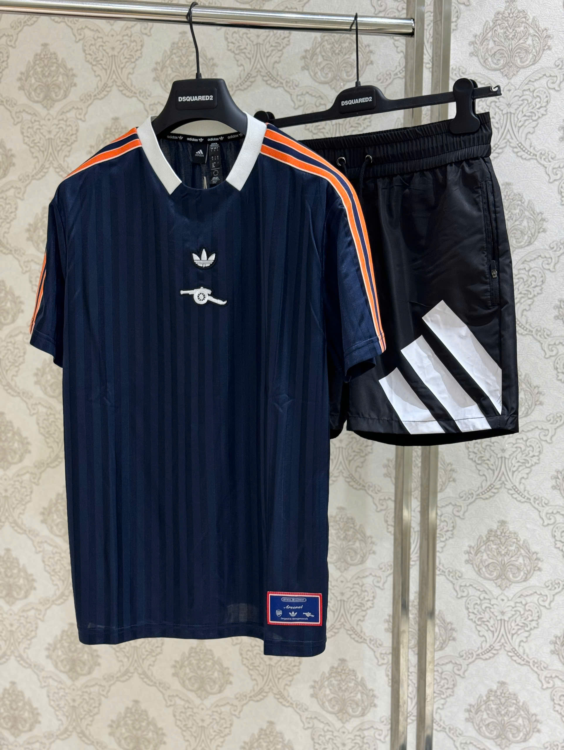 Bộ, Set hè Adidas A kẻ sọc phối màu Like Auth on web NV