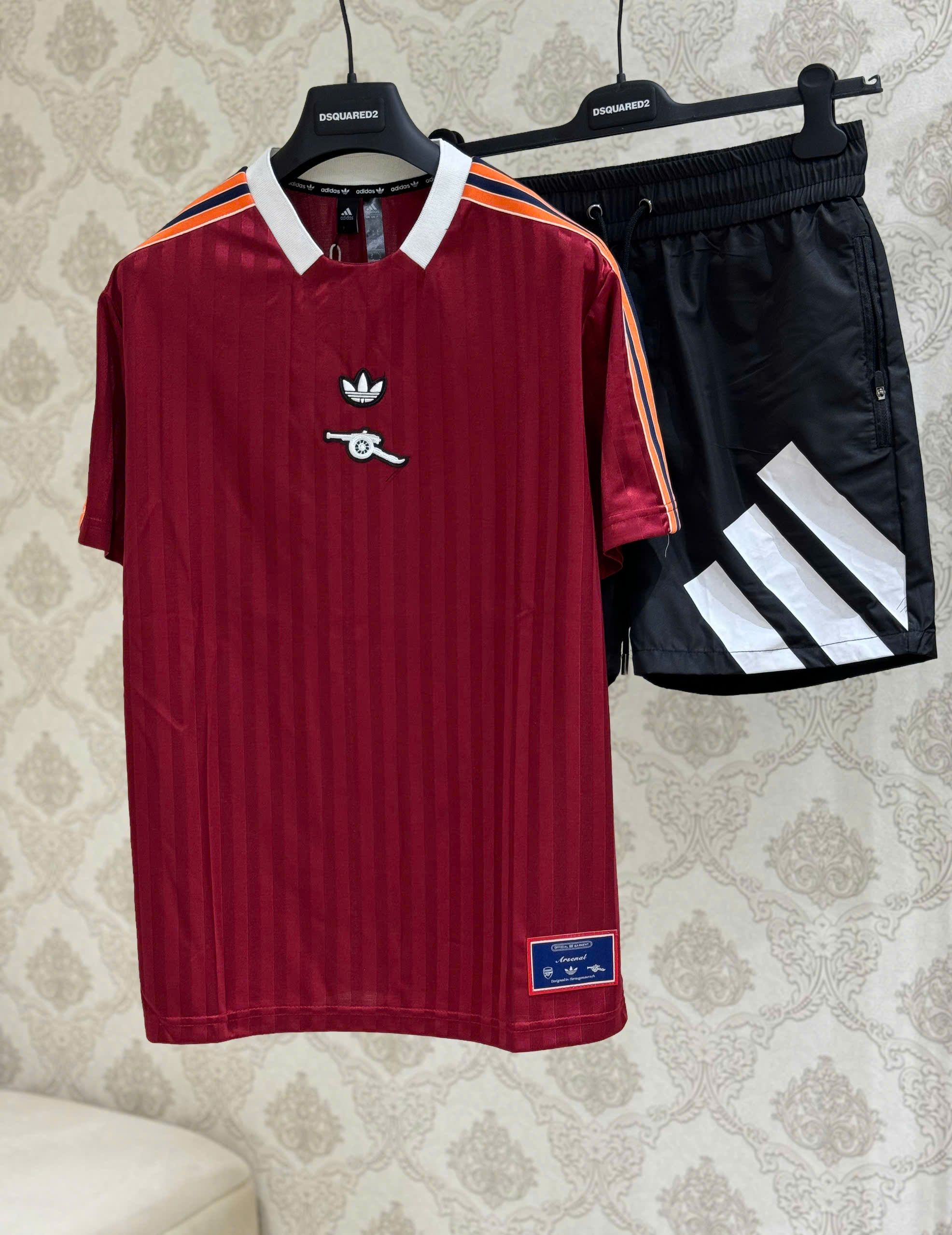 Bộ, Set hè Adidas A kẻ sọc phối màu Like Auth on web NV