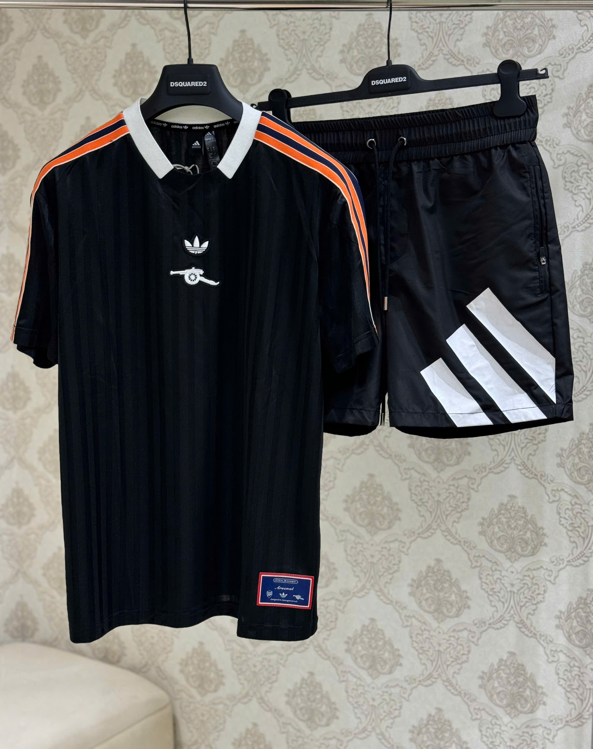 Bộ, Set hè Adidas A kẻ sọc phối màu Like Auth on web NV