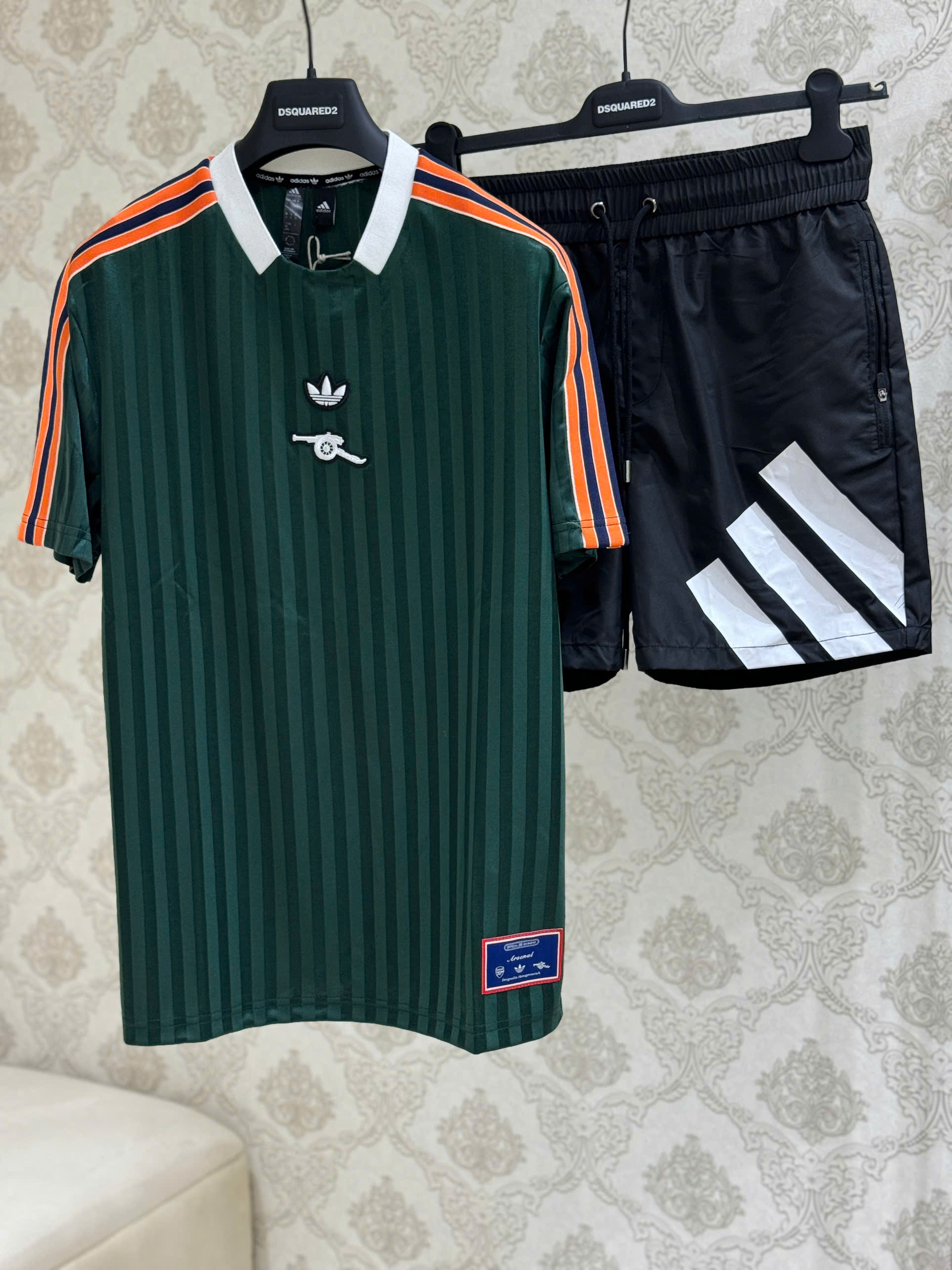 Bộ, Set hè Adidas A kẻ sọc phối màu Like Auth on web NV
