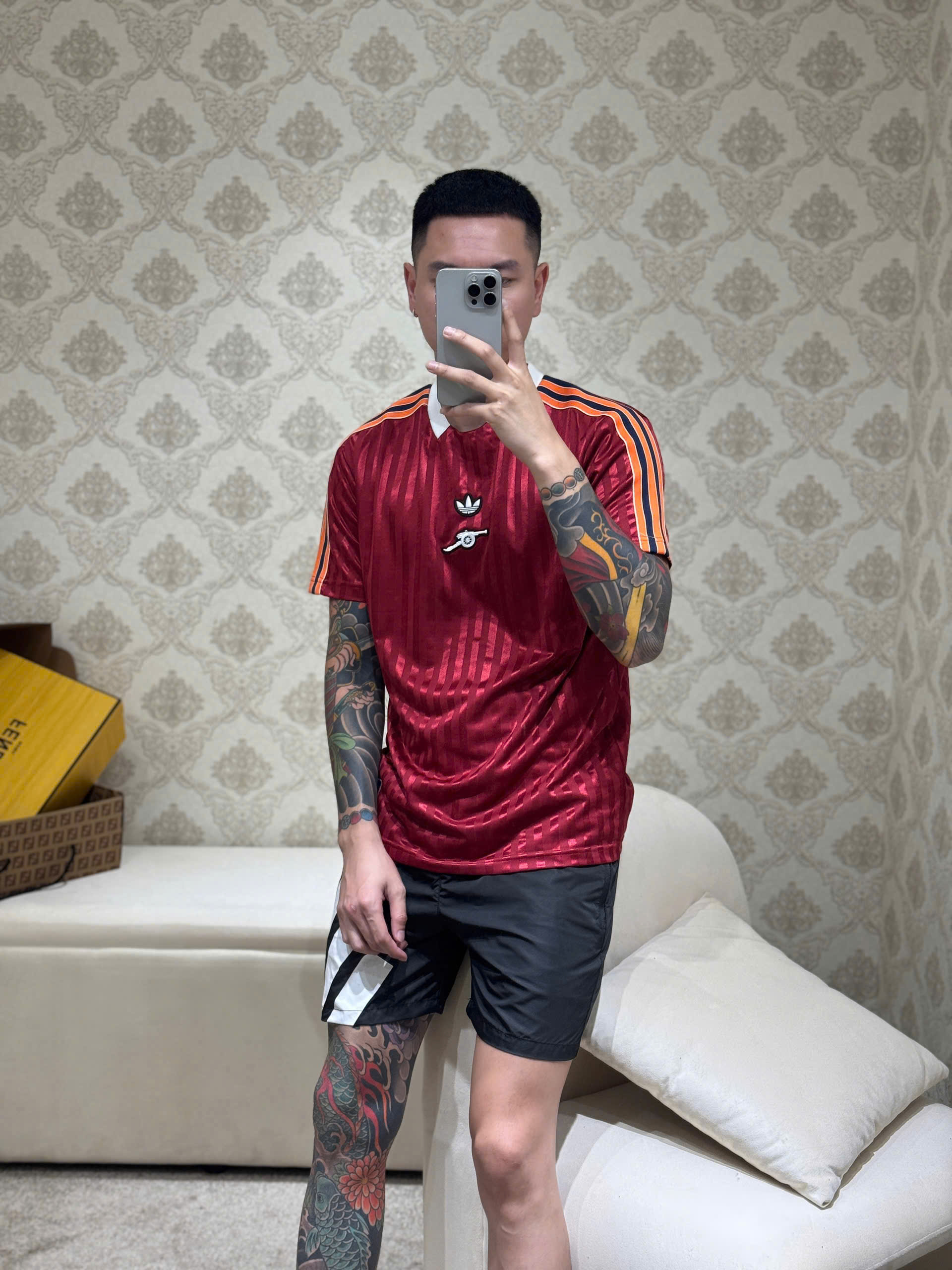 Bộ, Set hè Adidas A kẻ sọc phối màu Like Auth on web NV
