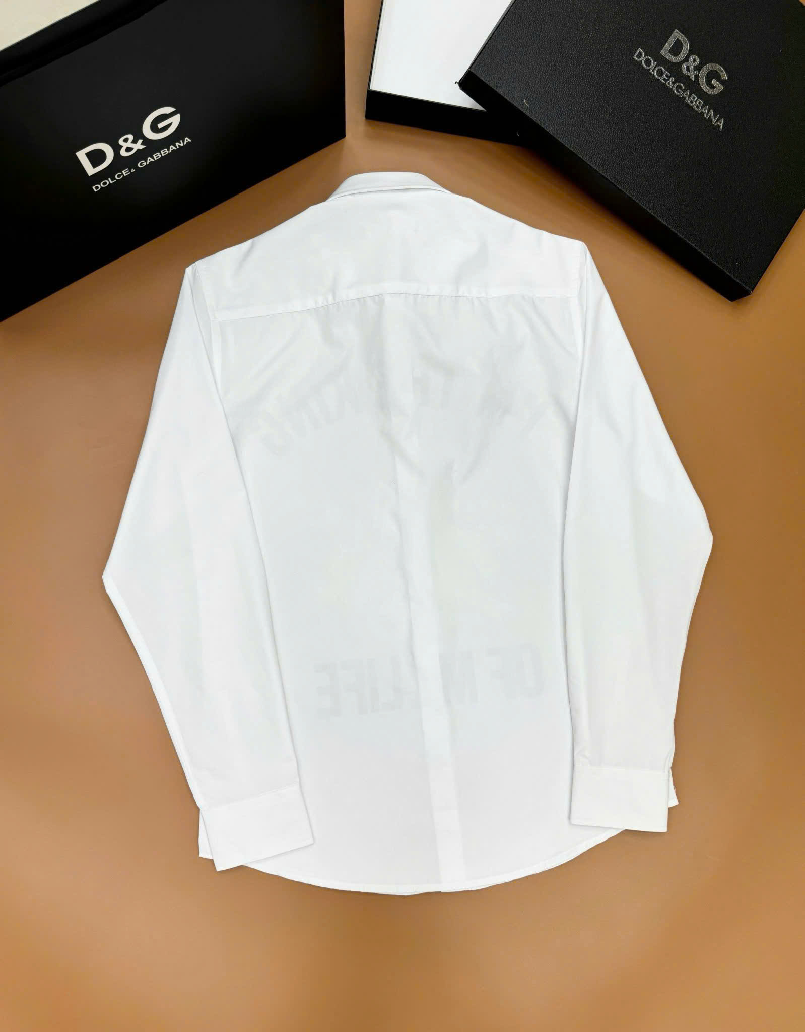 Áo sơ mi dài tay Dolce Gabbana DG Trắng họa tiết thiên thần Like Auth on web CD