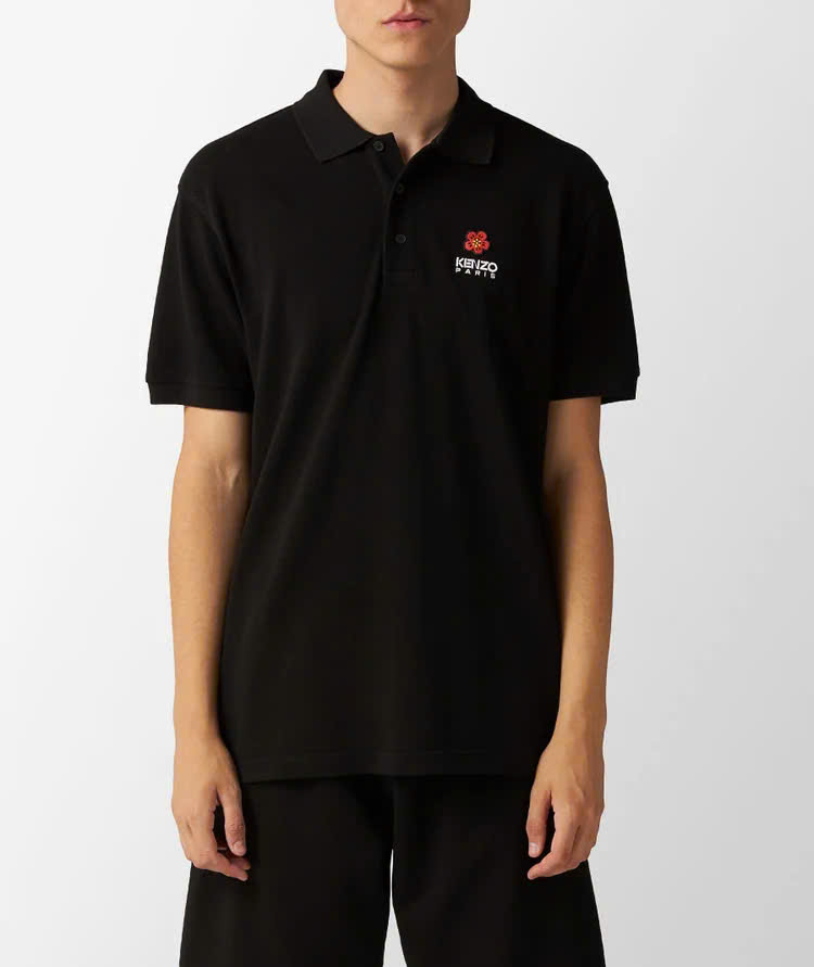 Áo polo Kenzo KZ logo chữ Hoa thêu ngực Like Auth 1-1 on web CD