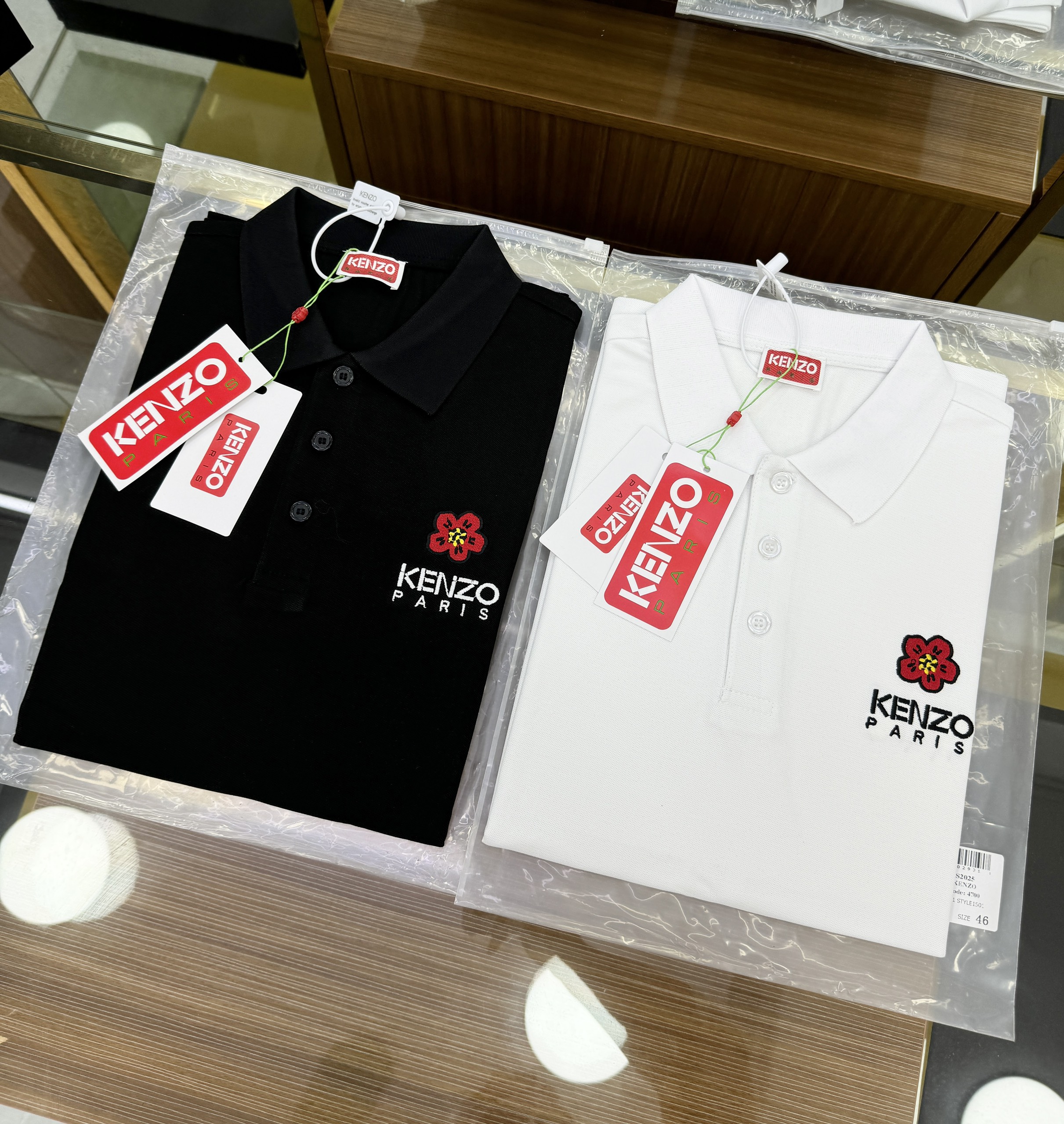 Áo polo Kenzo KZ logo chữ Hoa thêu ngực Like Auth 1-1 on web CD